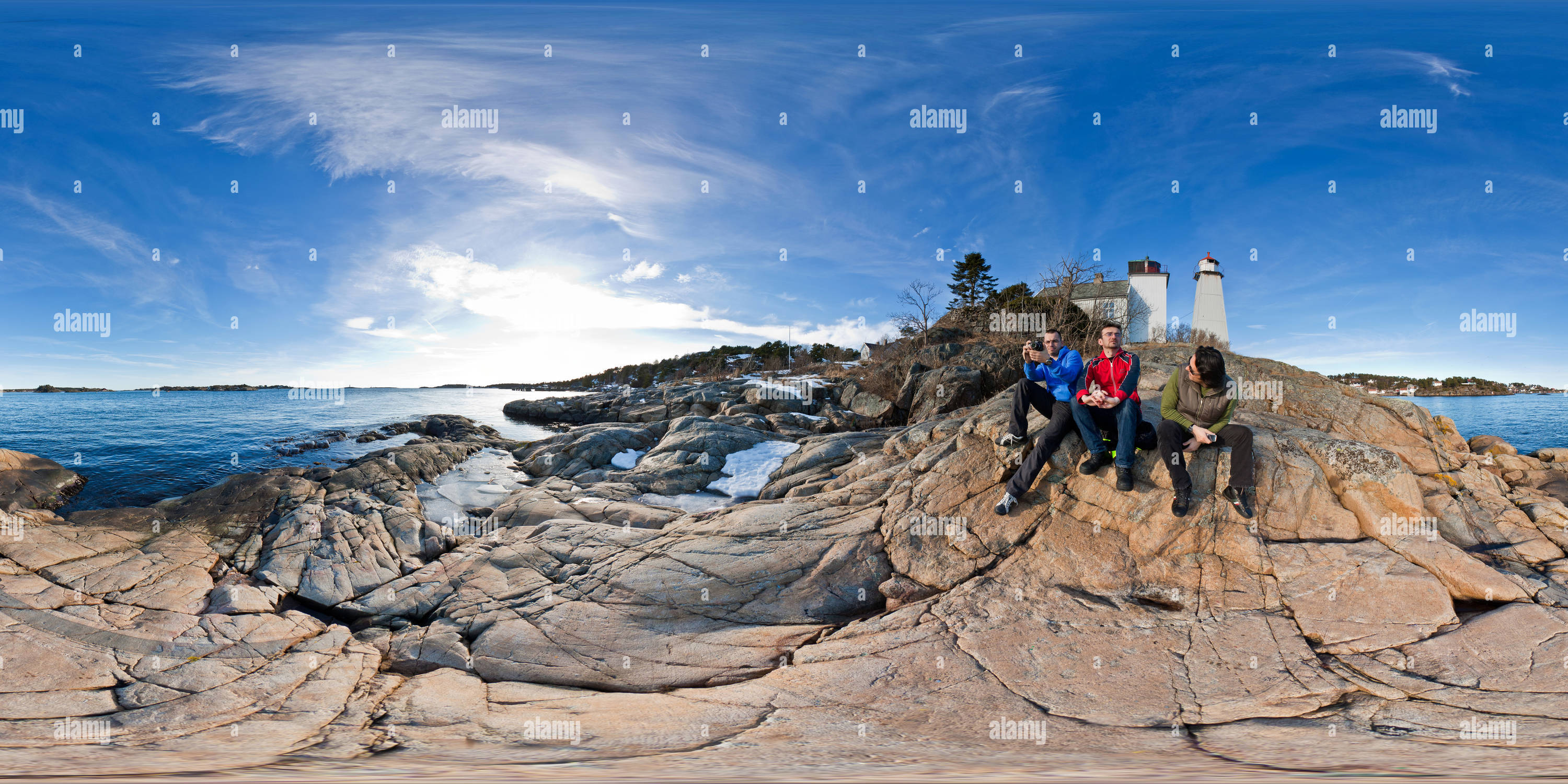 Vue panoramique à 360° de Île de Hisøy