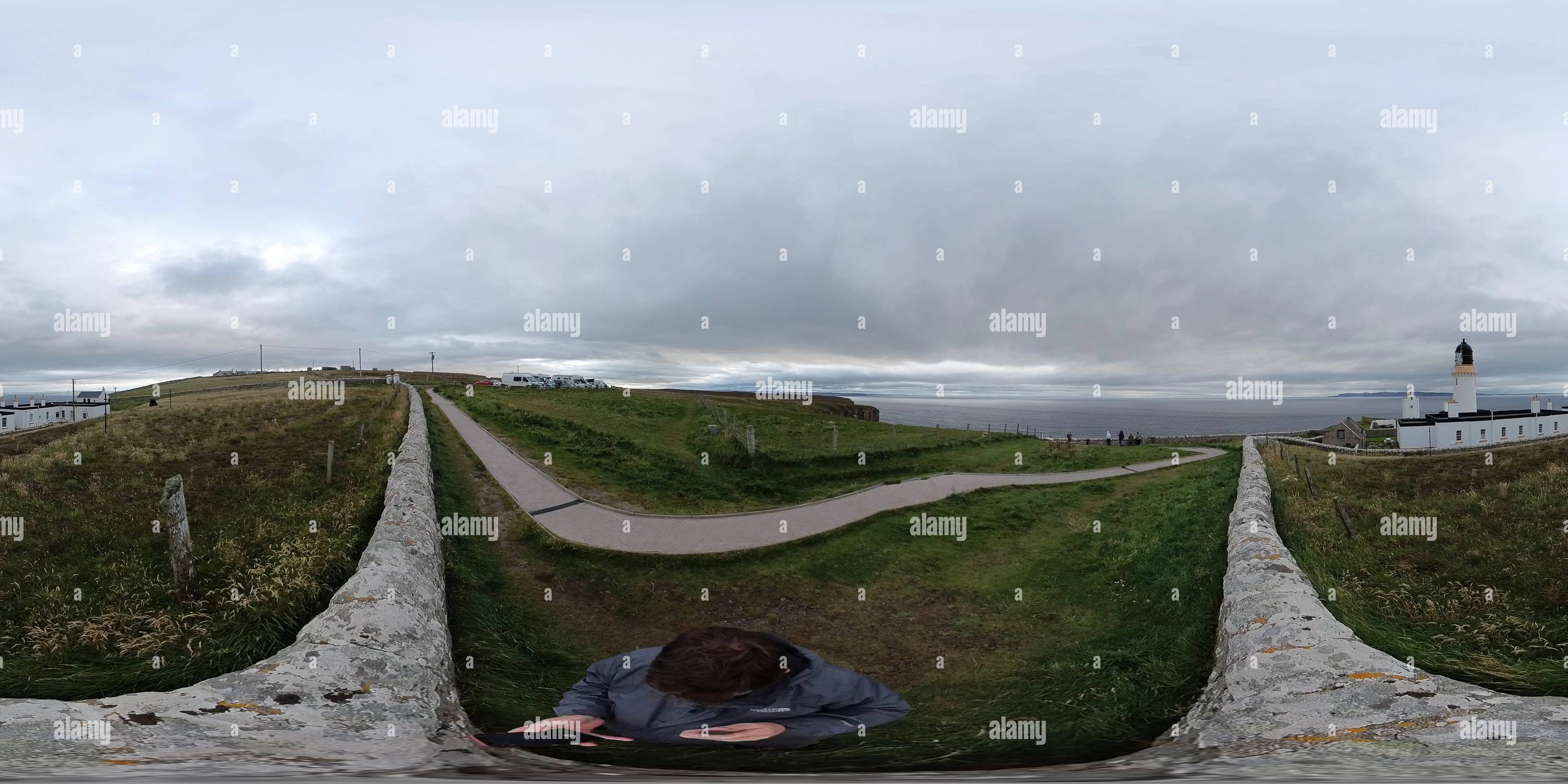 Vue panoramique à 360° de Tête Dunnet