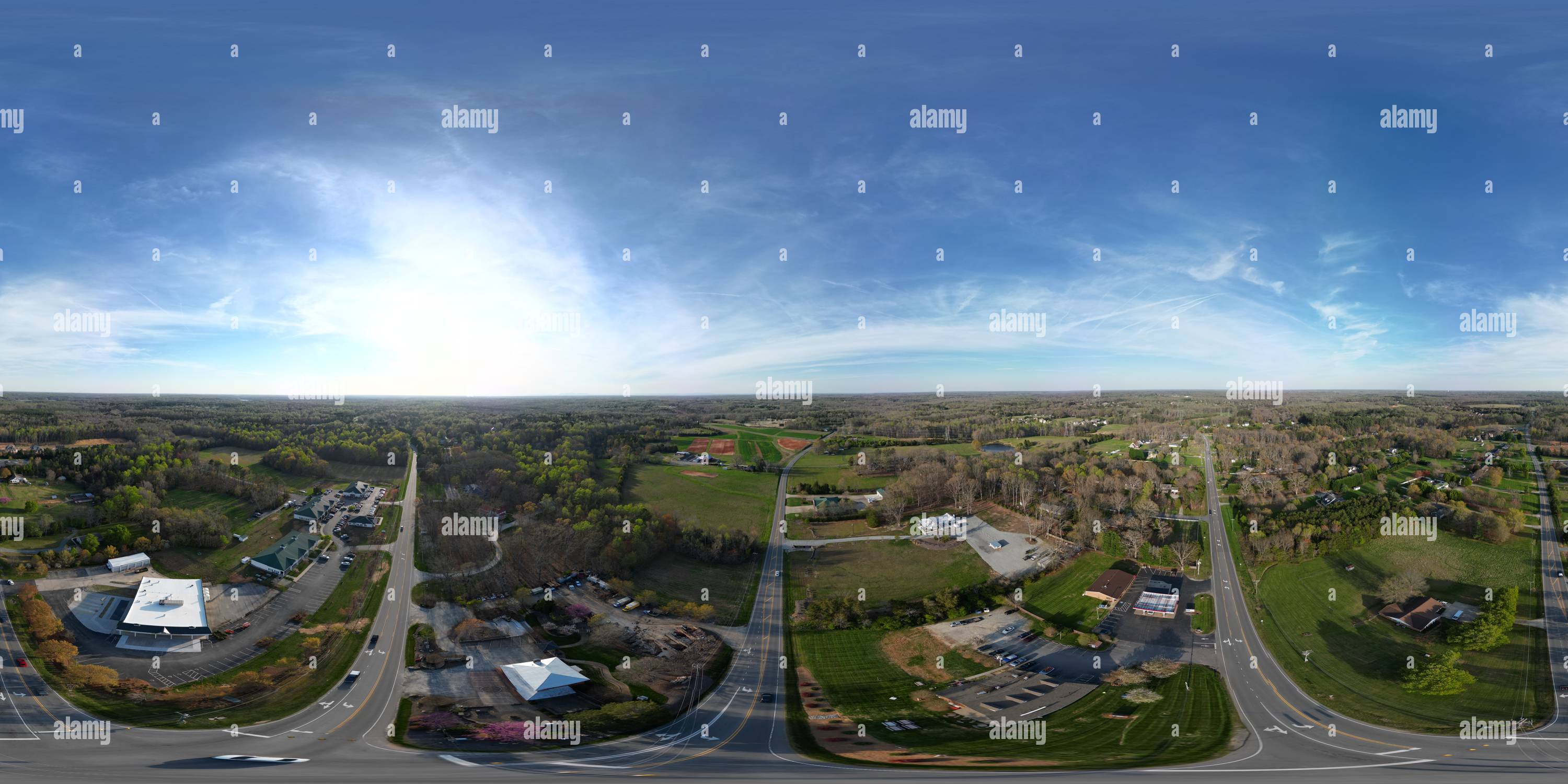 Vue panoramique à 360° de Au-dessus de l'intersection à Summerfield, NC