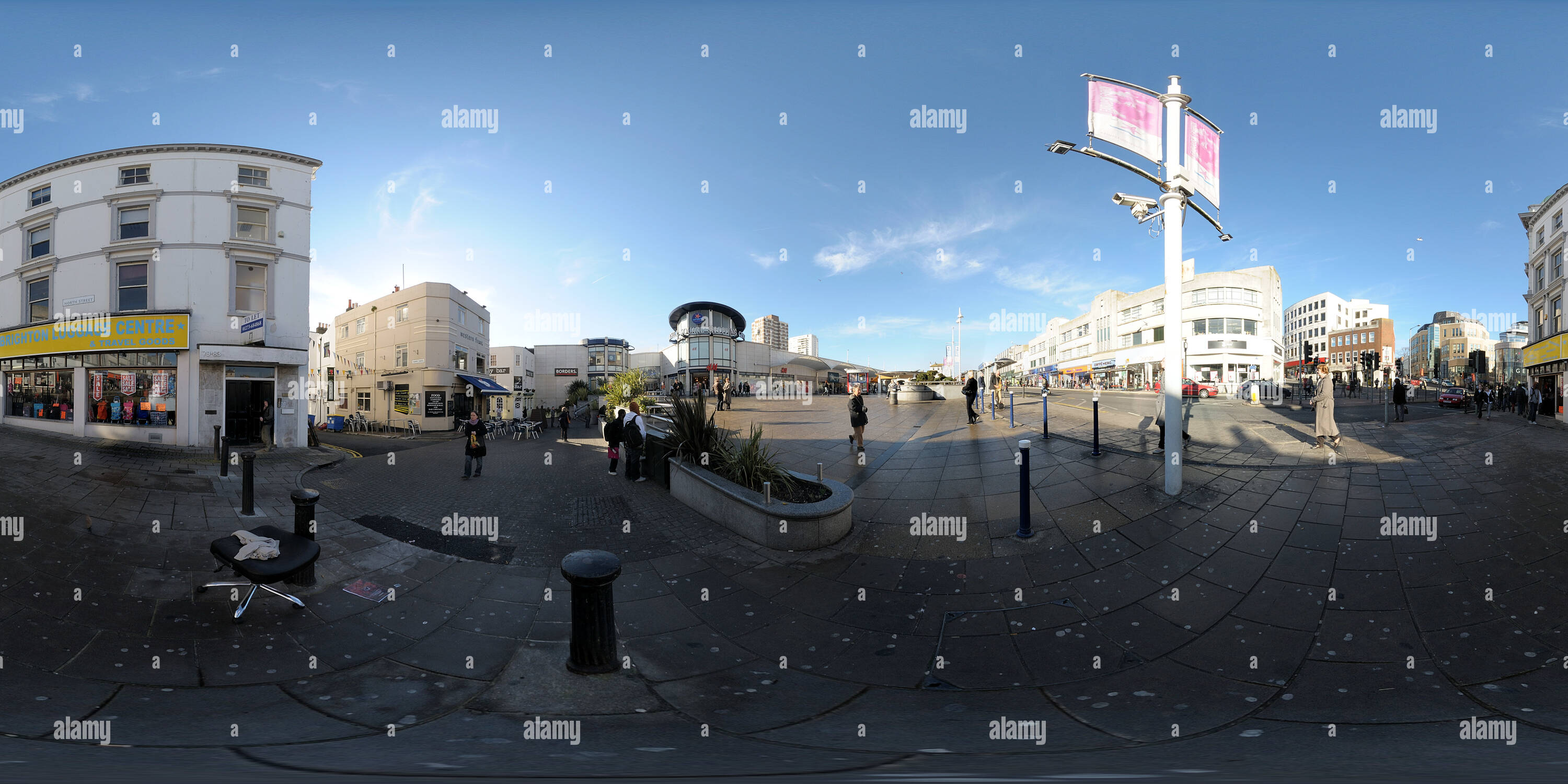 Vue panoramique à 360° de Churchill Square