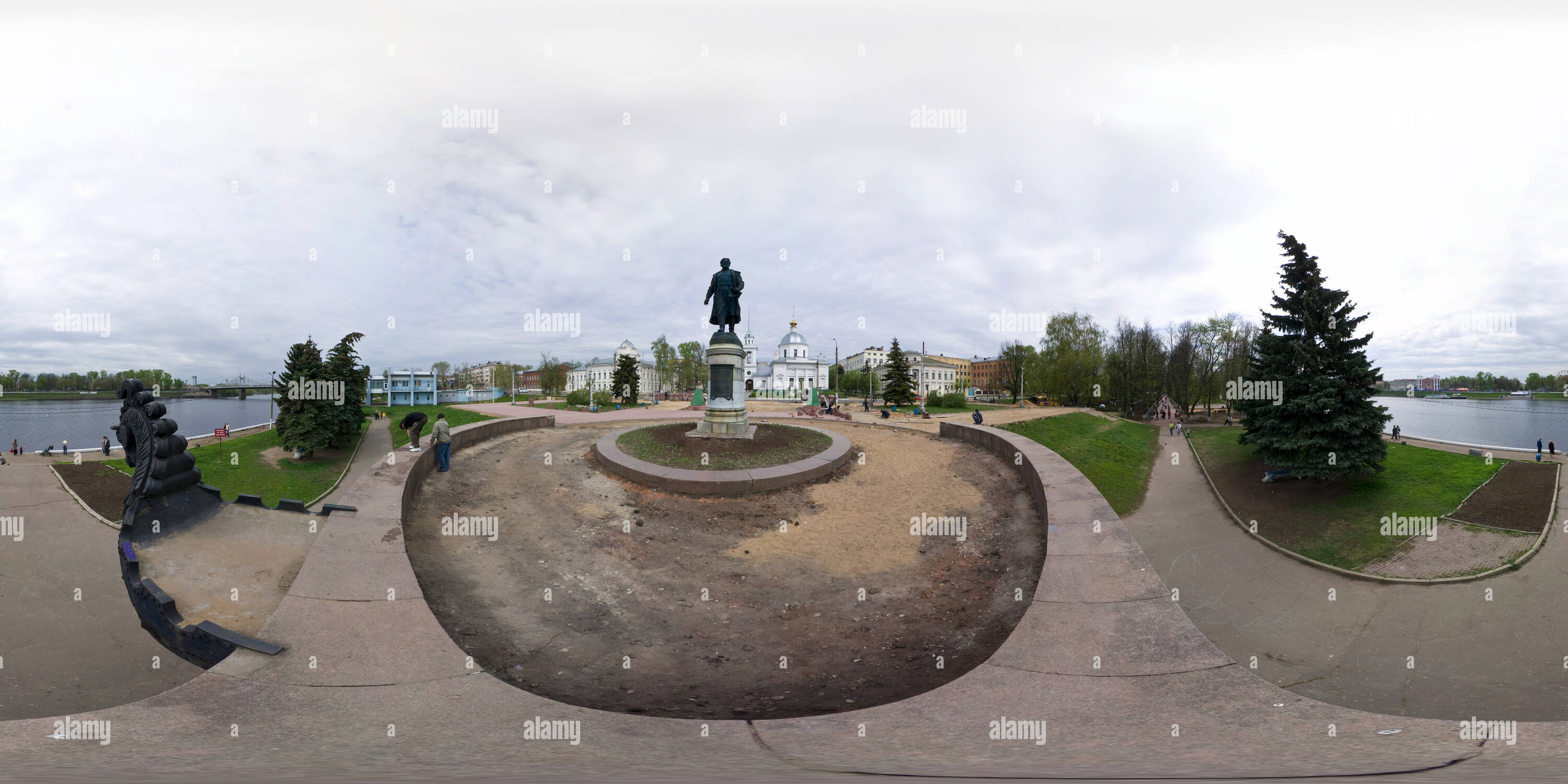 Vue panoramique à 360° de Un monument à Afanasy Nikitin