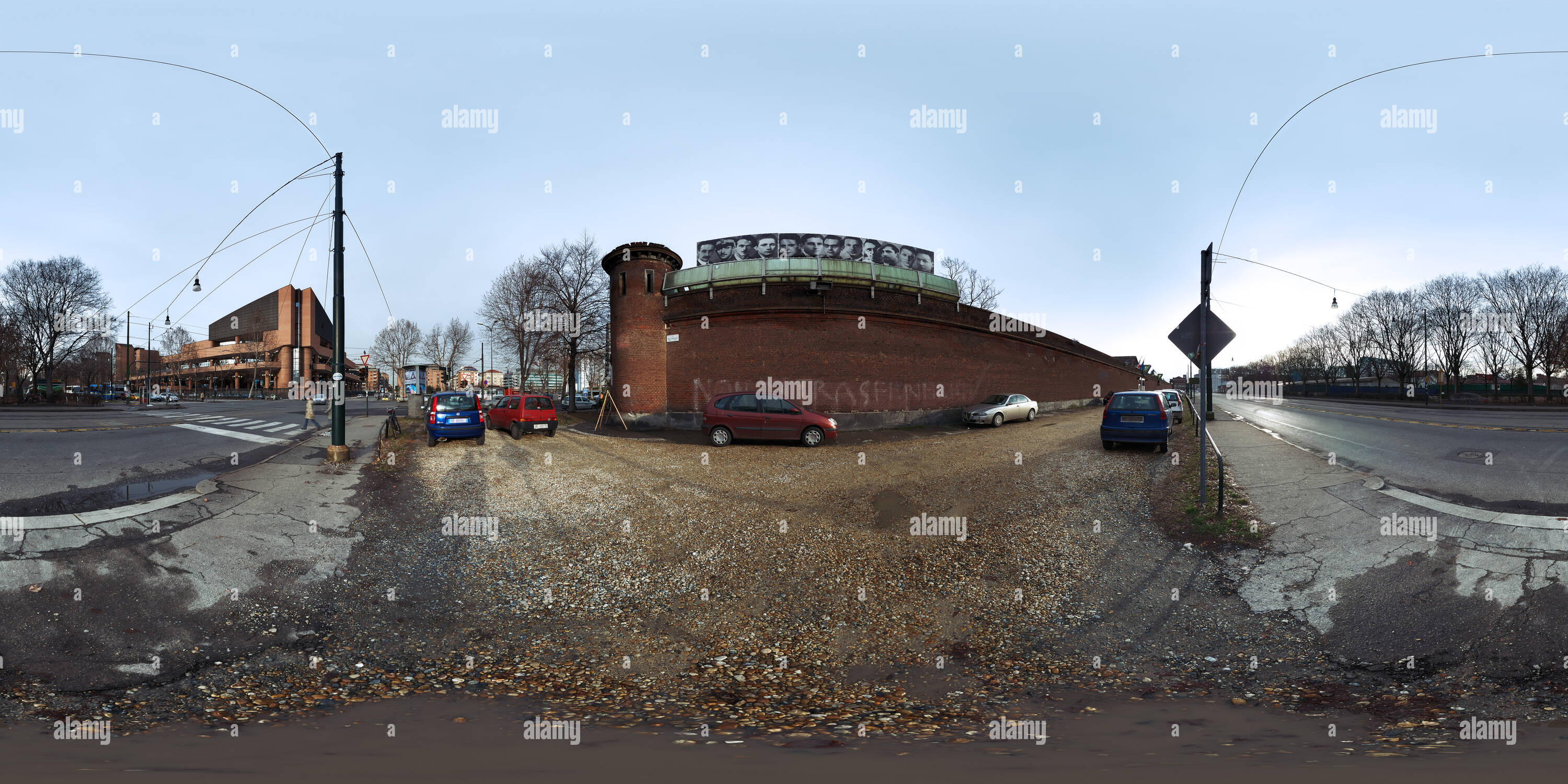 Vue panoramique à 360° de Prison Ex 'Le Nuove", International Holocaust Remembrance Day