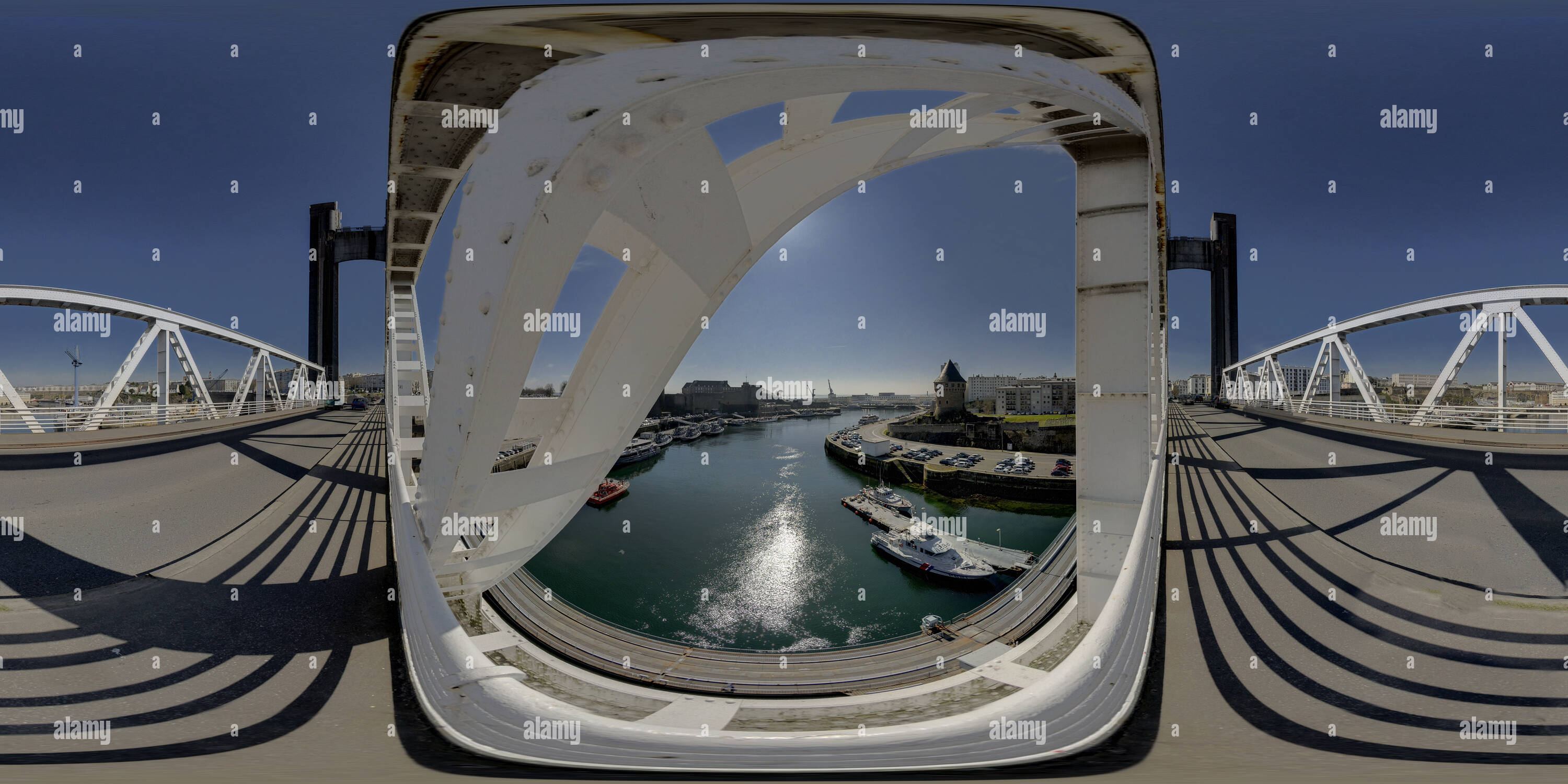 Vue panoramique à 360° de Pont de Recouvrance