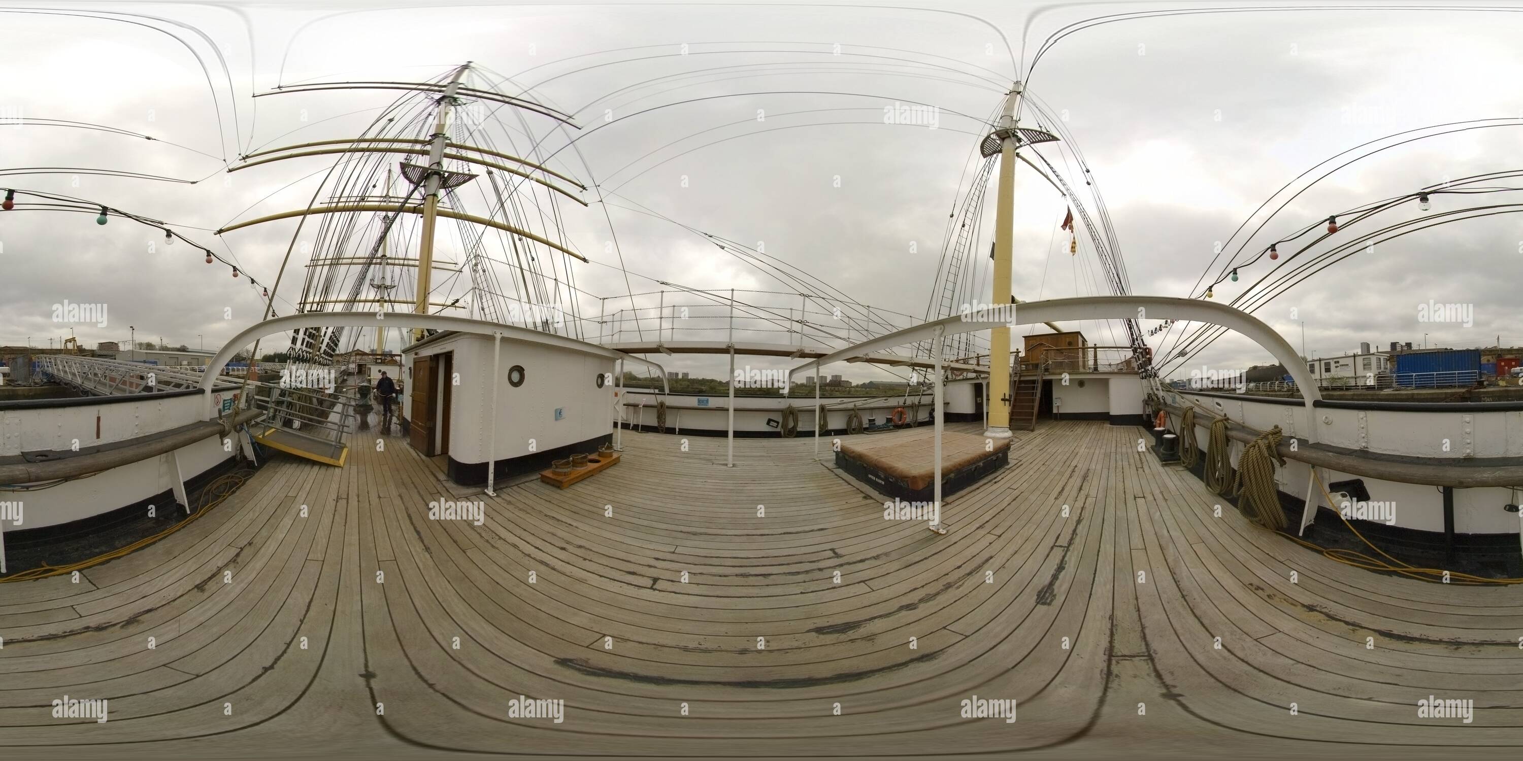 Vue panoramique à 360° de Tall Ship Glenlee