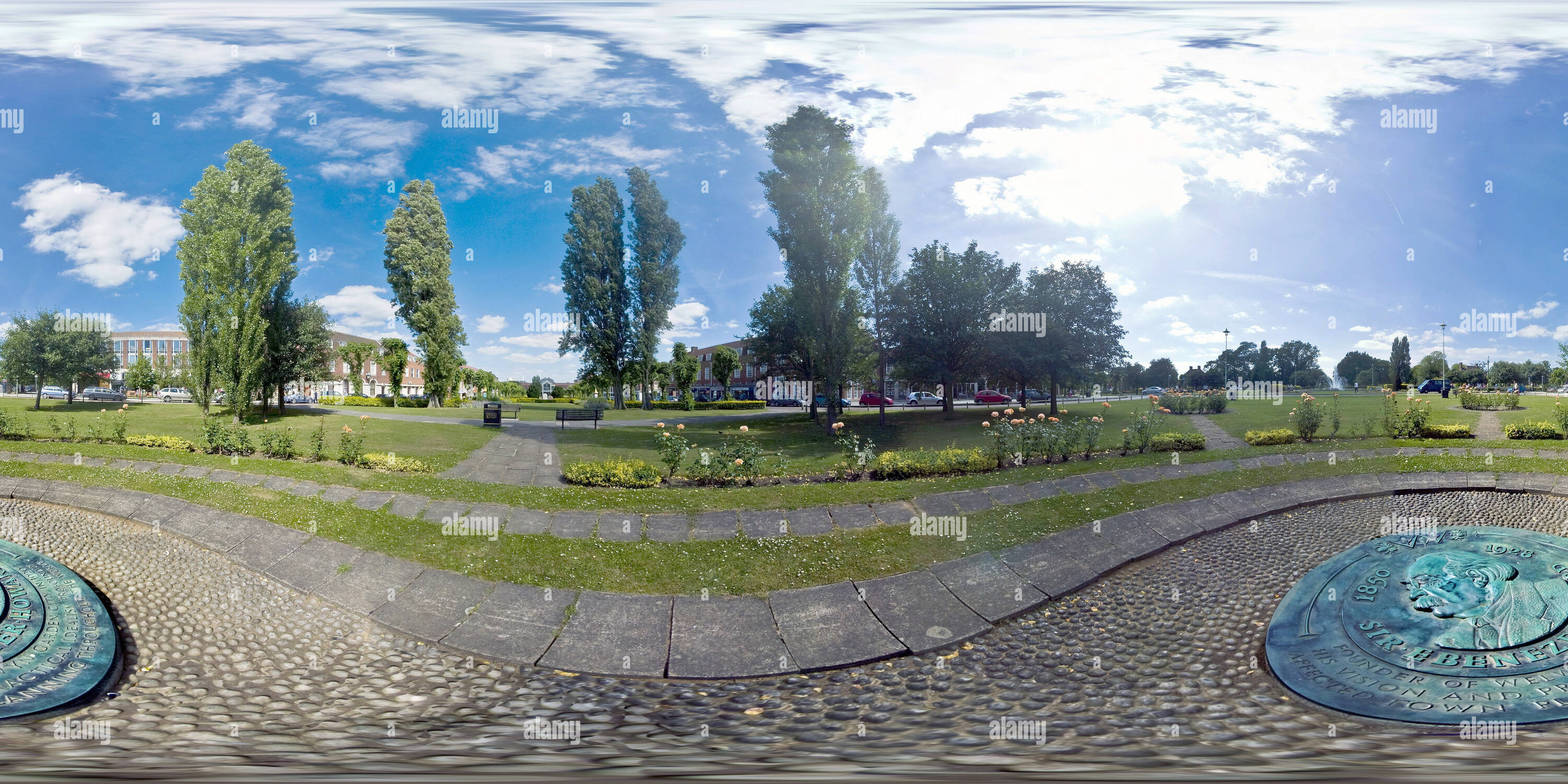 Vue panoramique à 360° de Welwyn Garden City