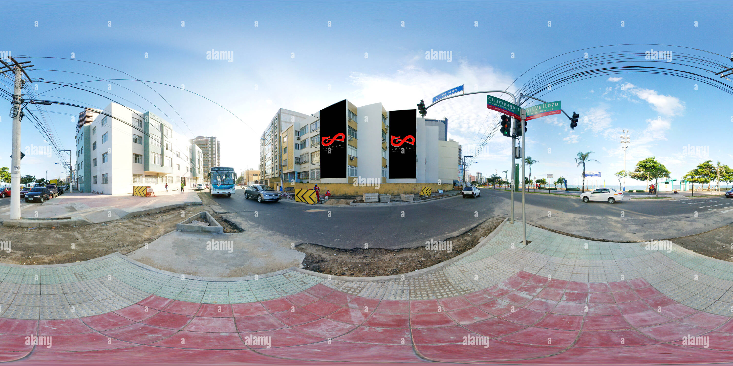 Vue panoramique à 360° de Edifício Leonardo Da Vinci na Rua, Champagnat Praia da Costa em Vila Velha ES