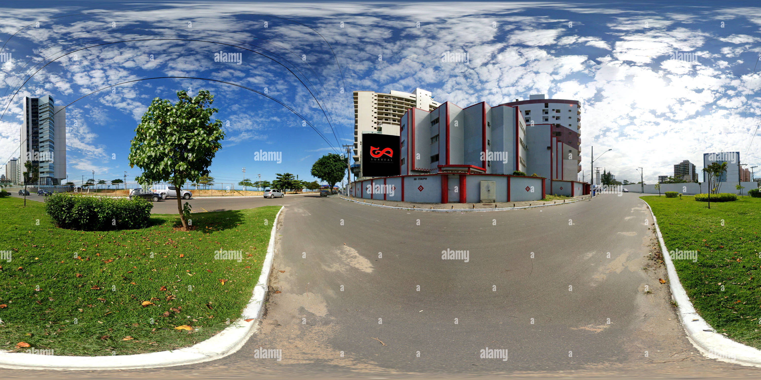 Vue panoramique à 360° de Edifício Guarujá na Avenida da Praia em Itapoa, Vila Velha ES