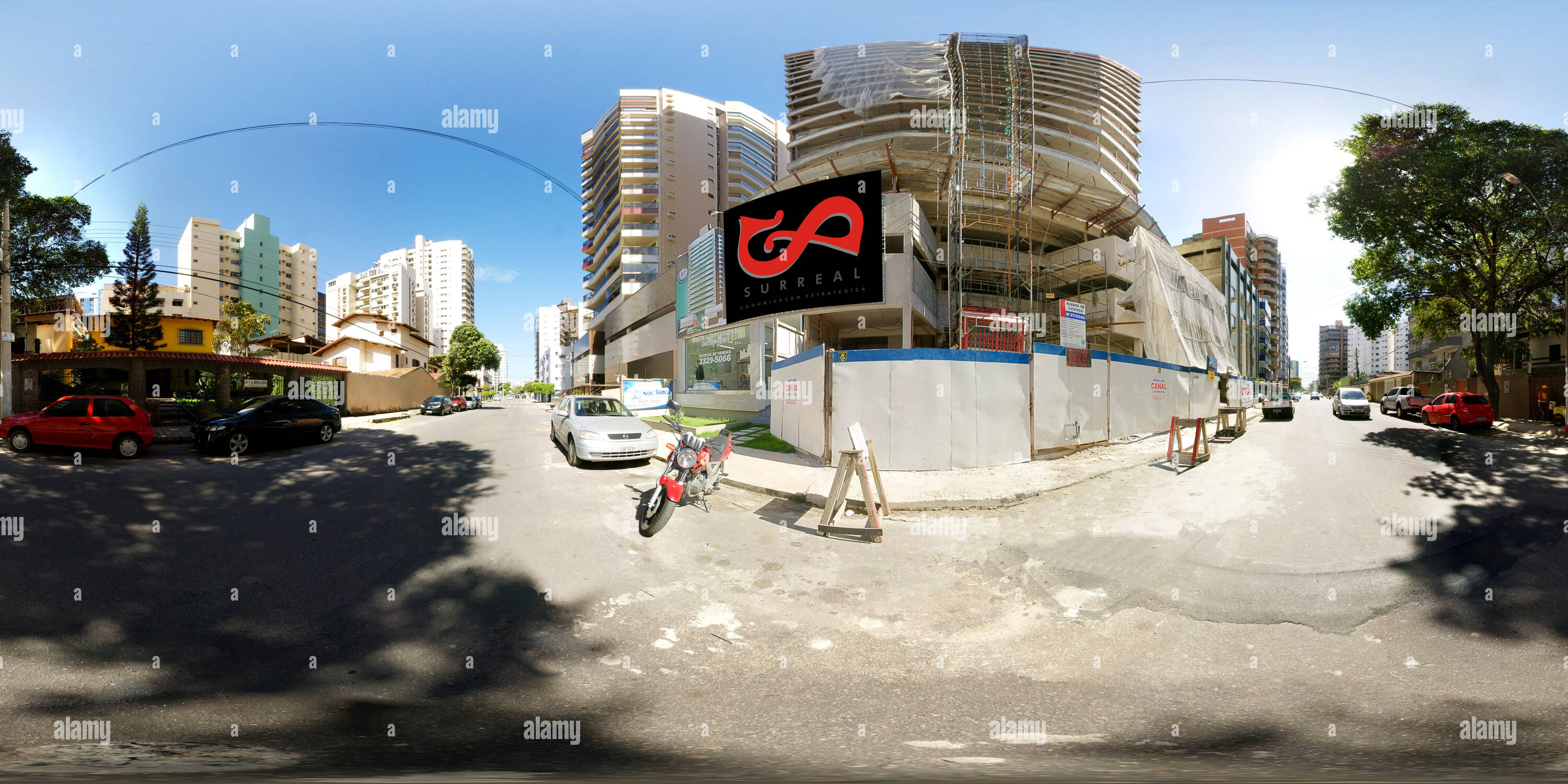 Vue panoramique à 360° de Edifício Layr Buaiz na Rua Afonso Peña em Vila Velha ES