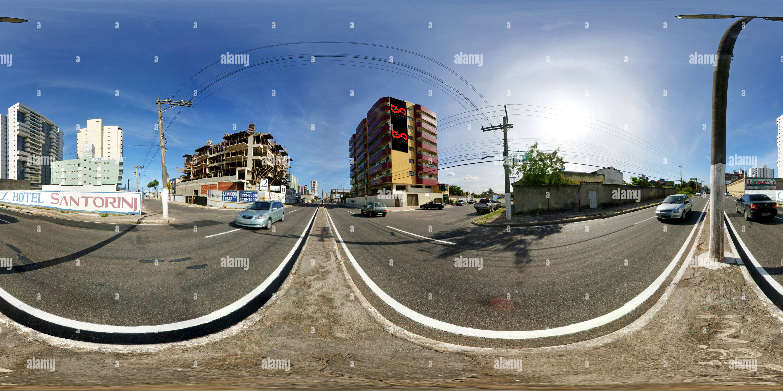 Vue panoramique à 360° de Edificio Vérone na Rua do Sol em Vila Velha ES