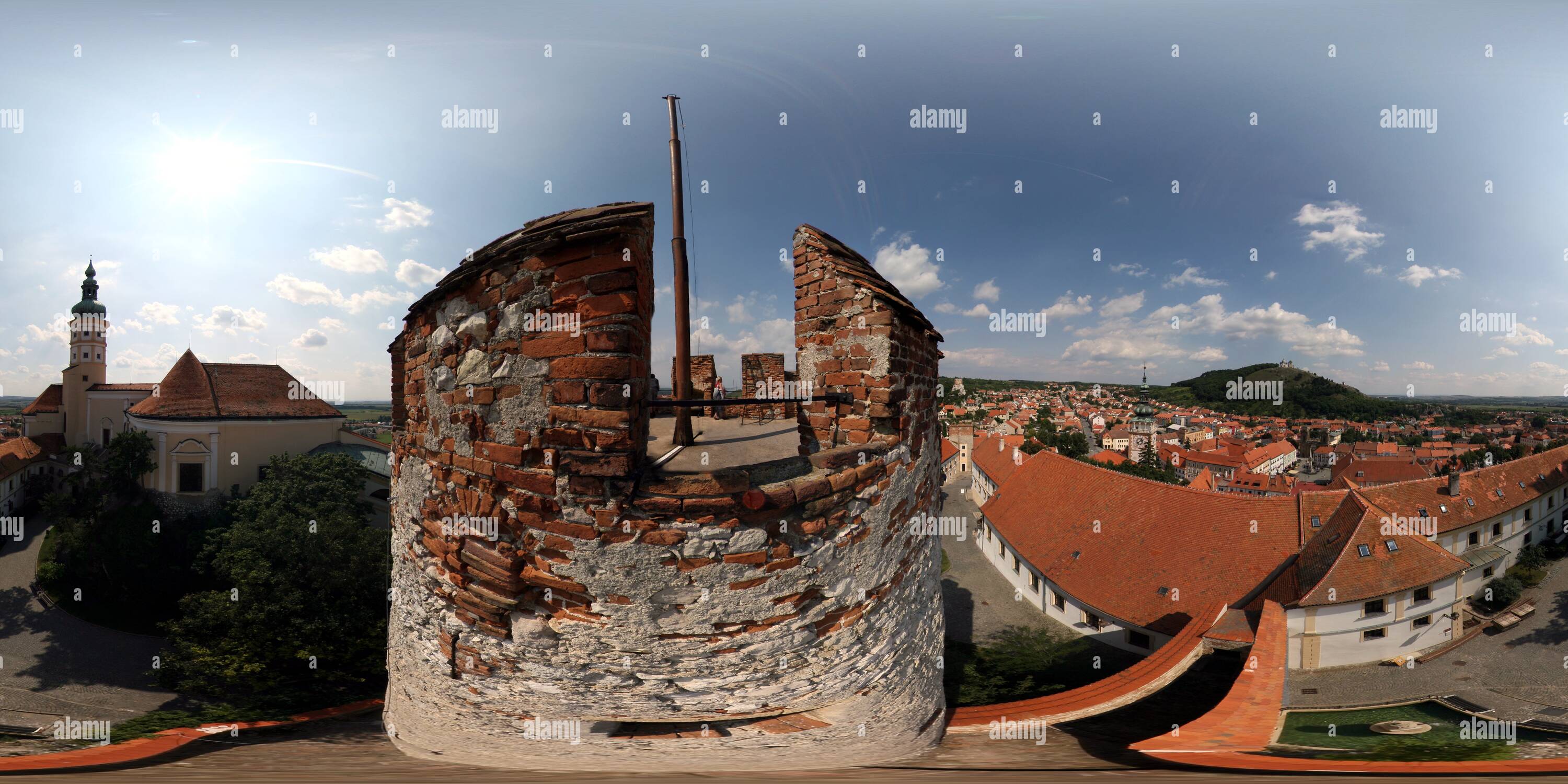 Vue panoramique à 360° de Britova Vez Mikulov