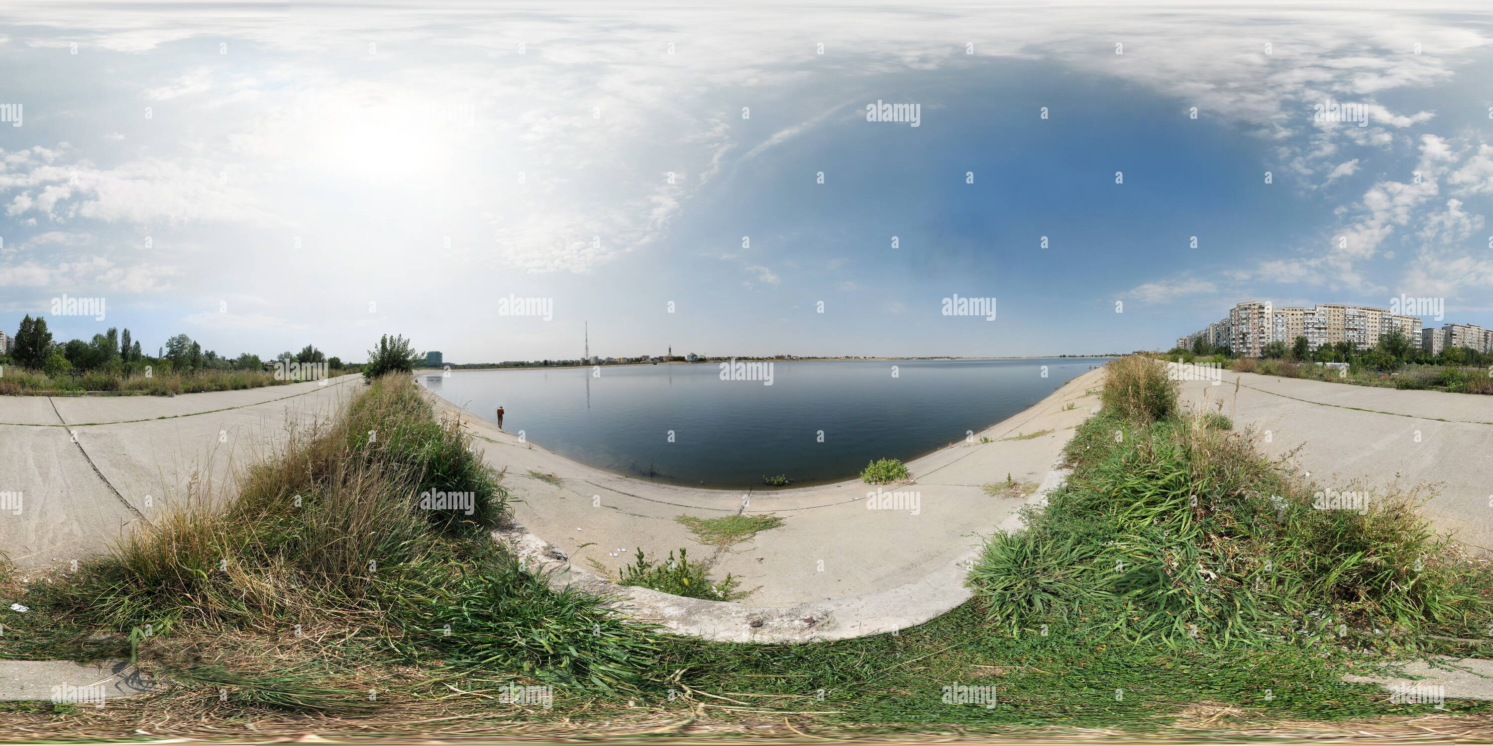 Vue panoramique à 360° de Lacul Morii