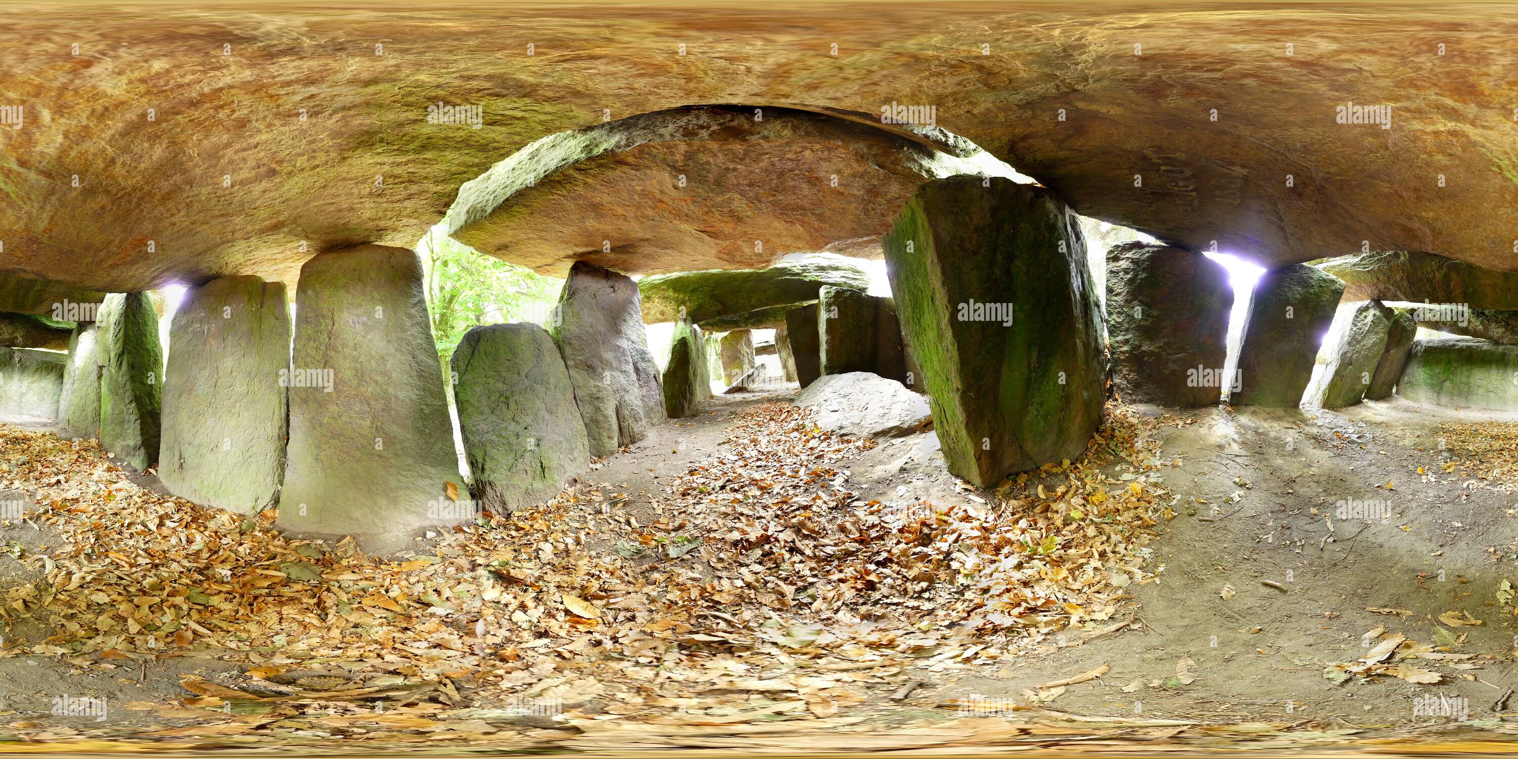 Vue panoramique à 360° de La Roche aux Fées