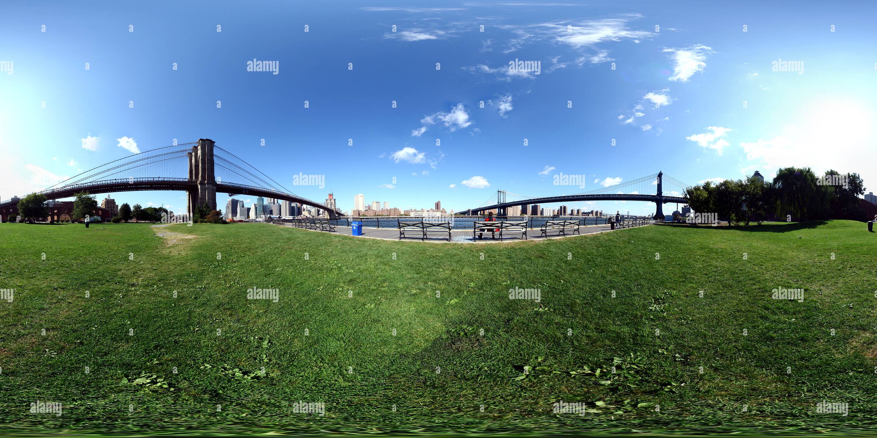 Vue panoramique à 360° de Empire Fulton Ferry State Park