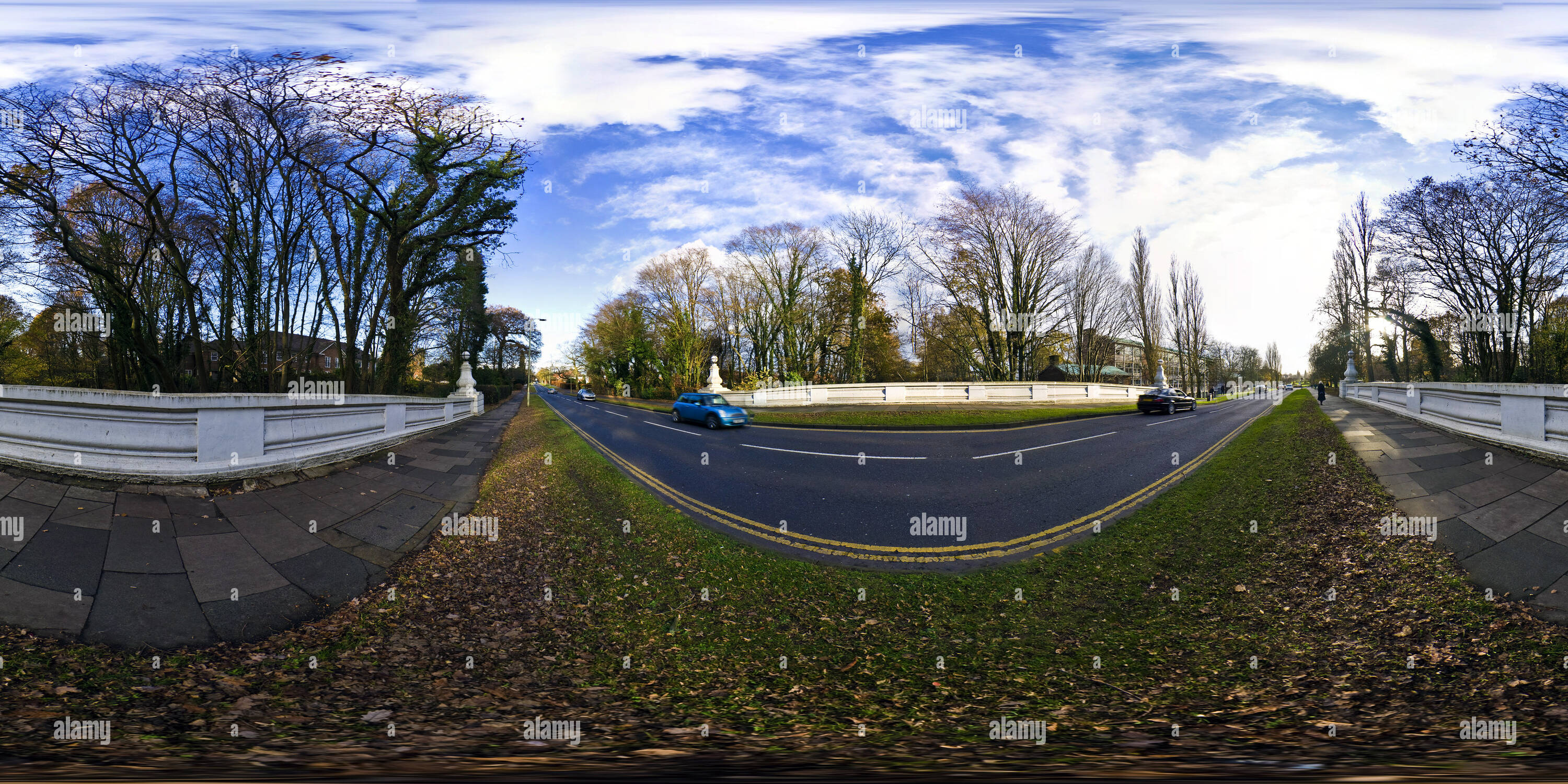 Vue panoramique à 360° de Pont blanc - Welwyn Garden City