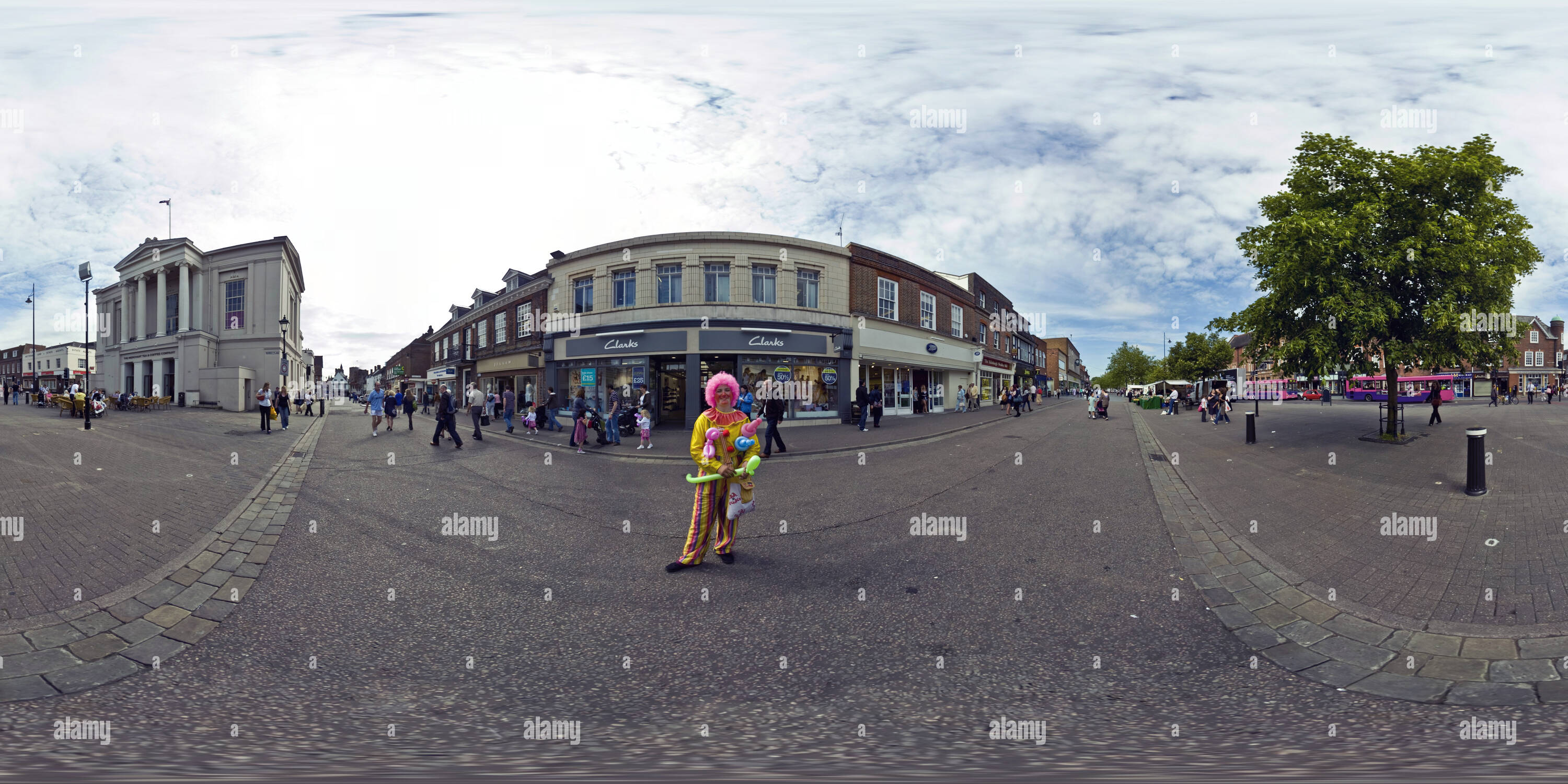 Vue panoramique à 360° de St Albans Balloon Lady