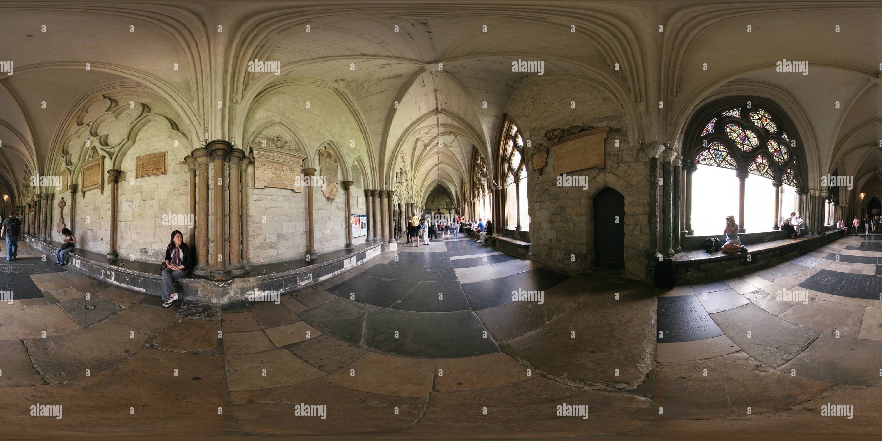 Vue panoramique à 360° de L'Abbaye de Westminster