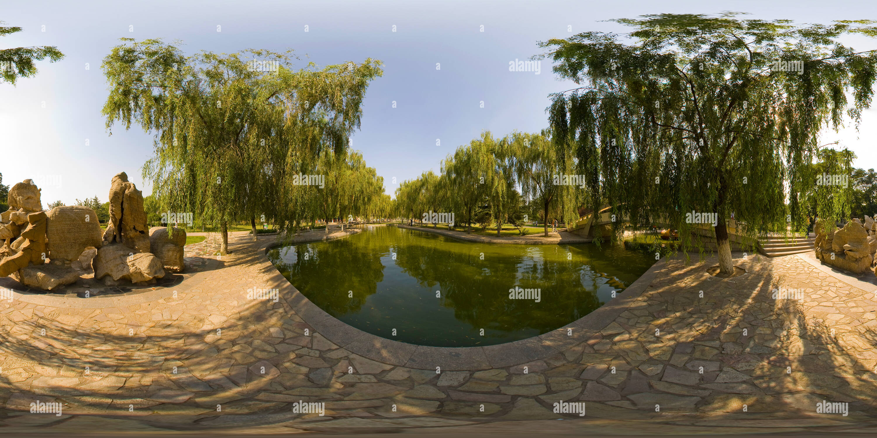 Vue panoramique à 360° de Tangshan Dazhao Park