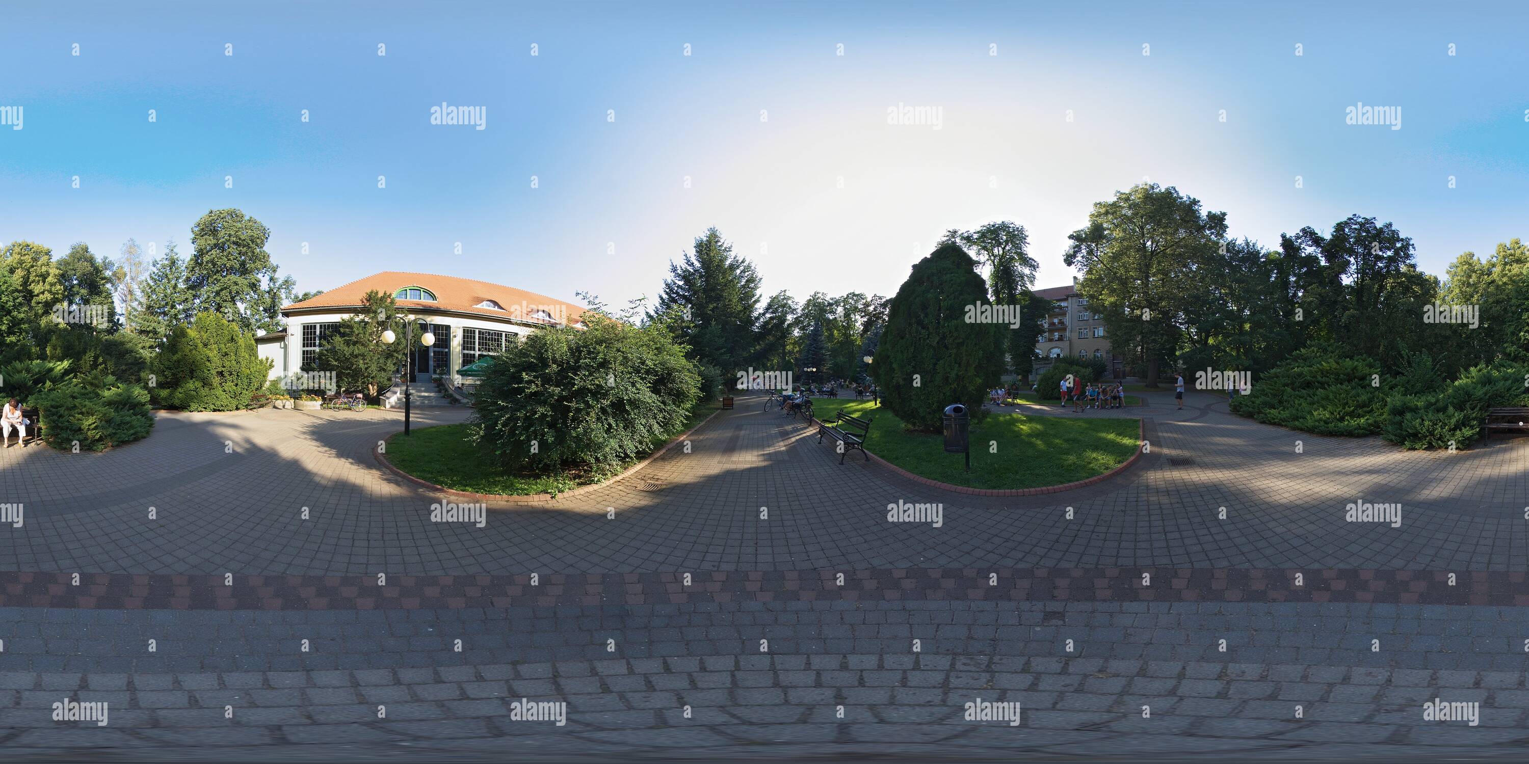 Vue panoramique à 360° de Près de parc spa spa house à Polanica-Zdrój