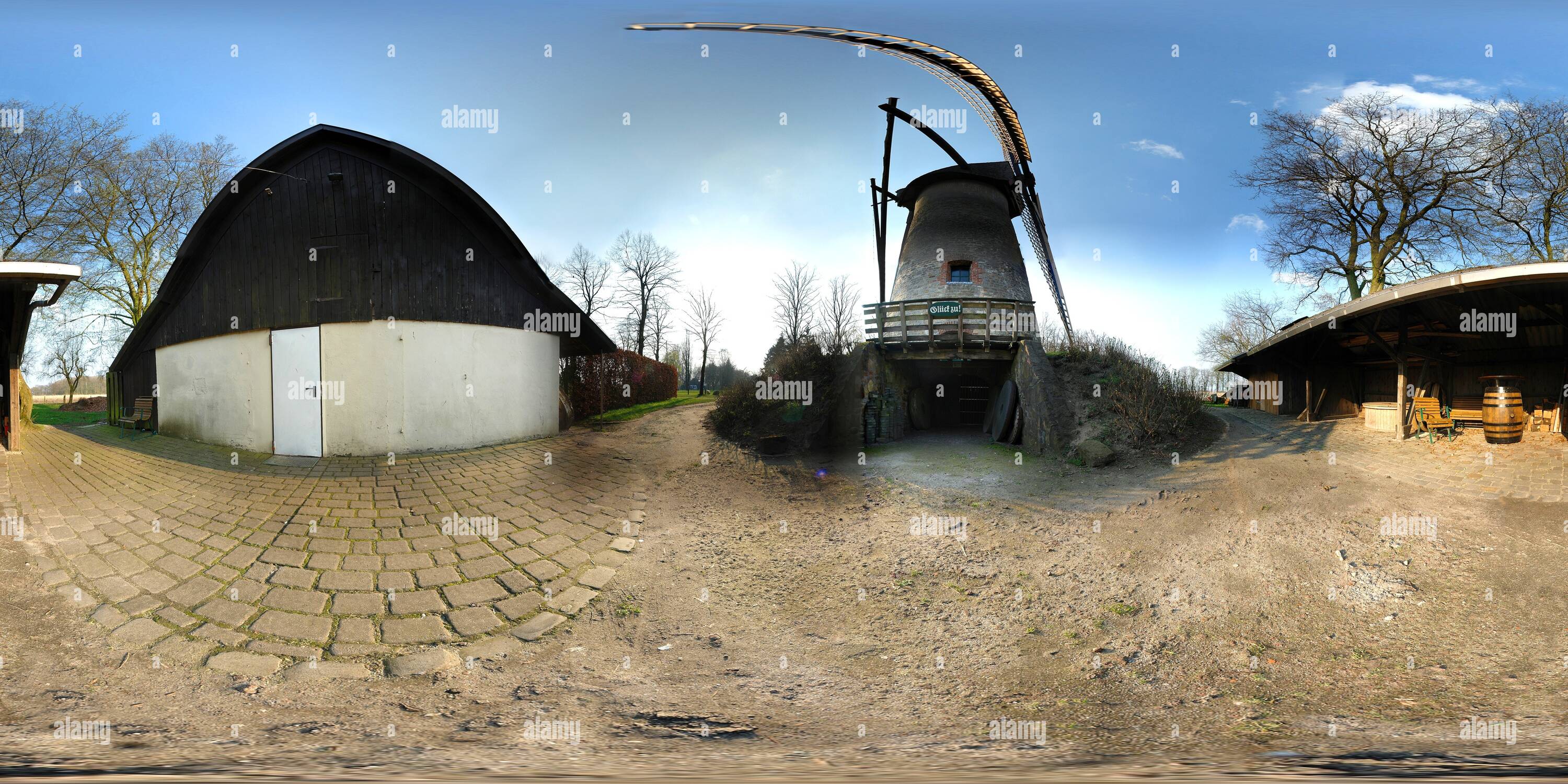 Vue panoramique à 360° de Moulin à Ochtrup