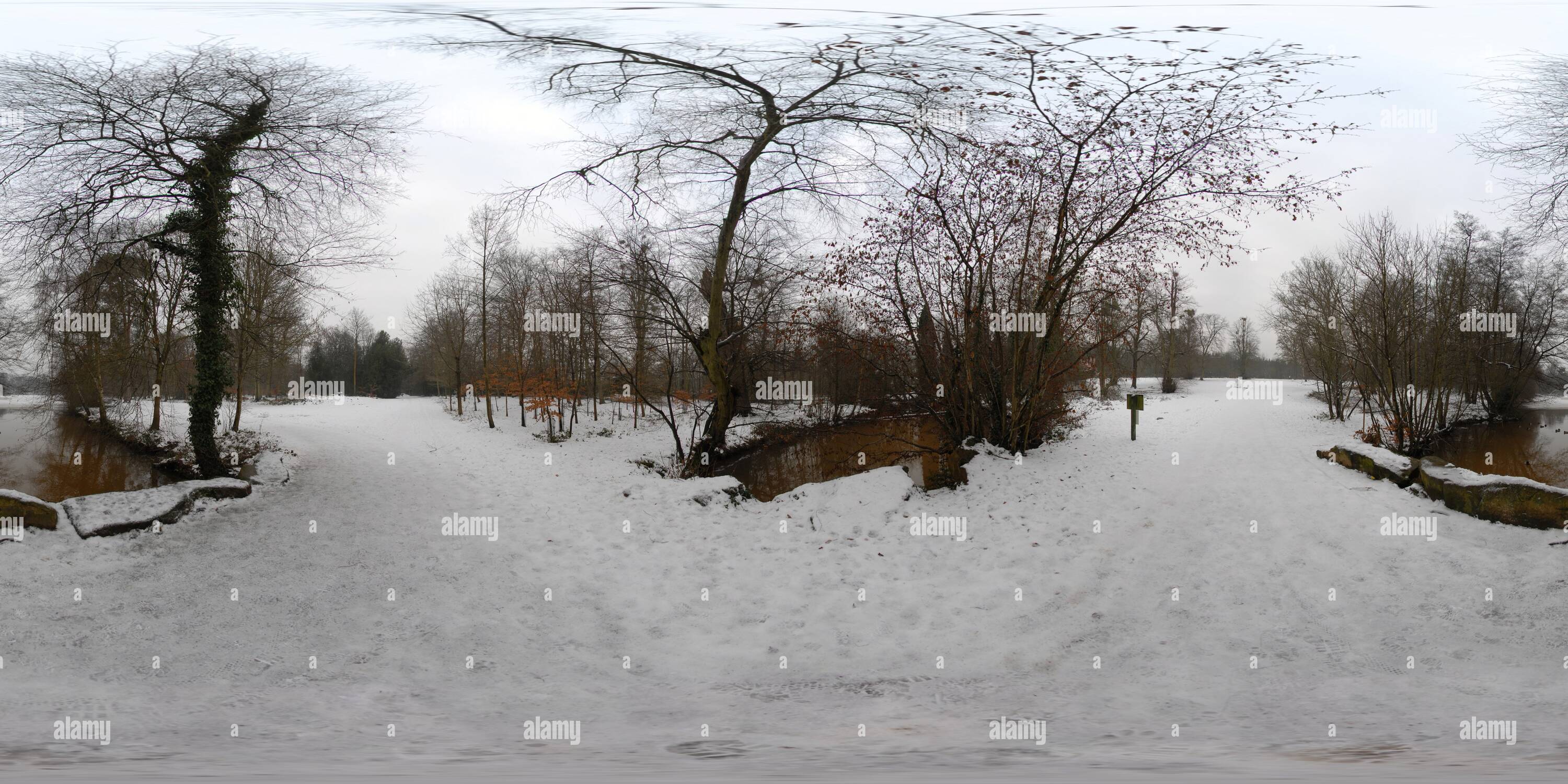 Vue panoramique à 360° de Canards à froid