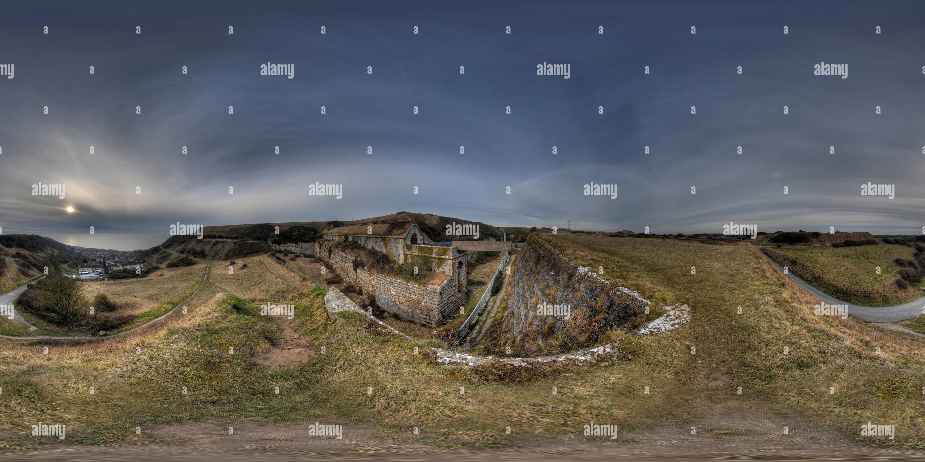 Vue panoramique à 360° de La prison de la Verne