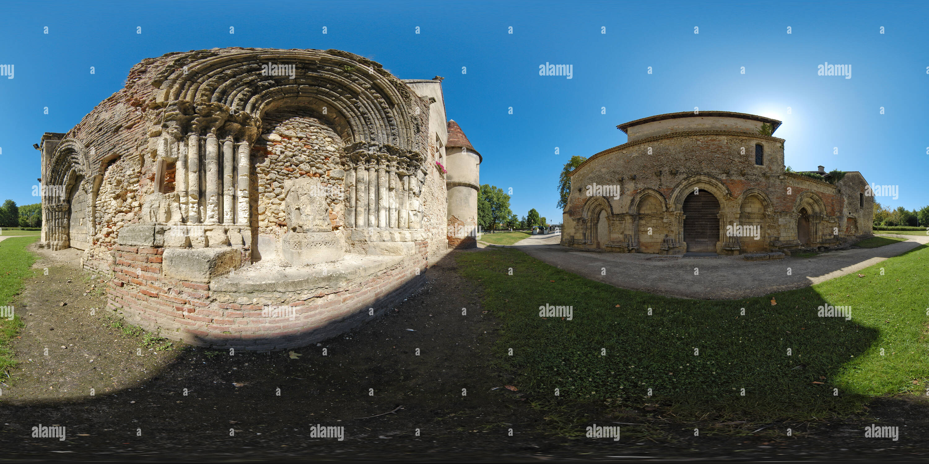 Vue panoramique à 360° de Prieuré de Cayac à Gradignan - France