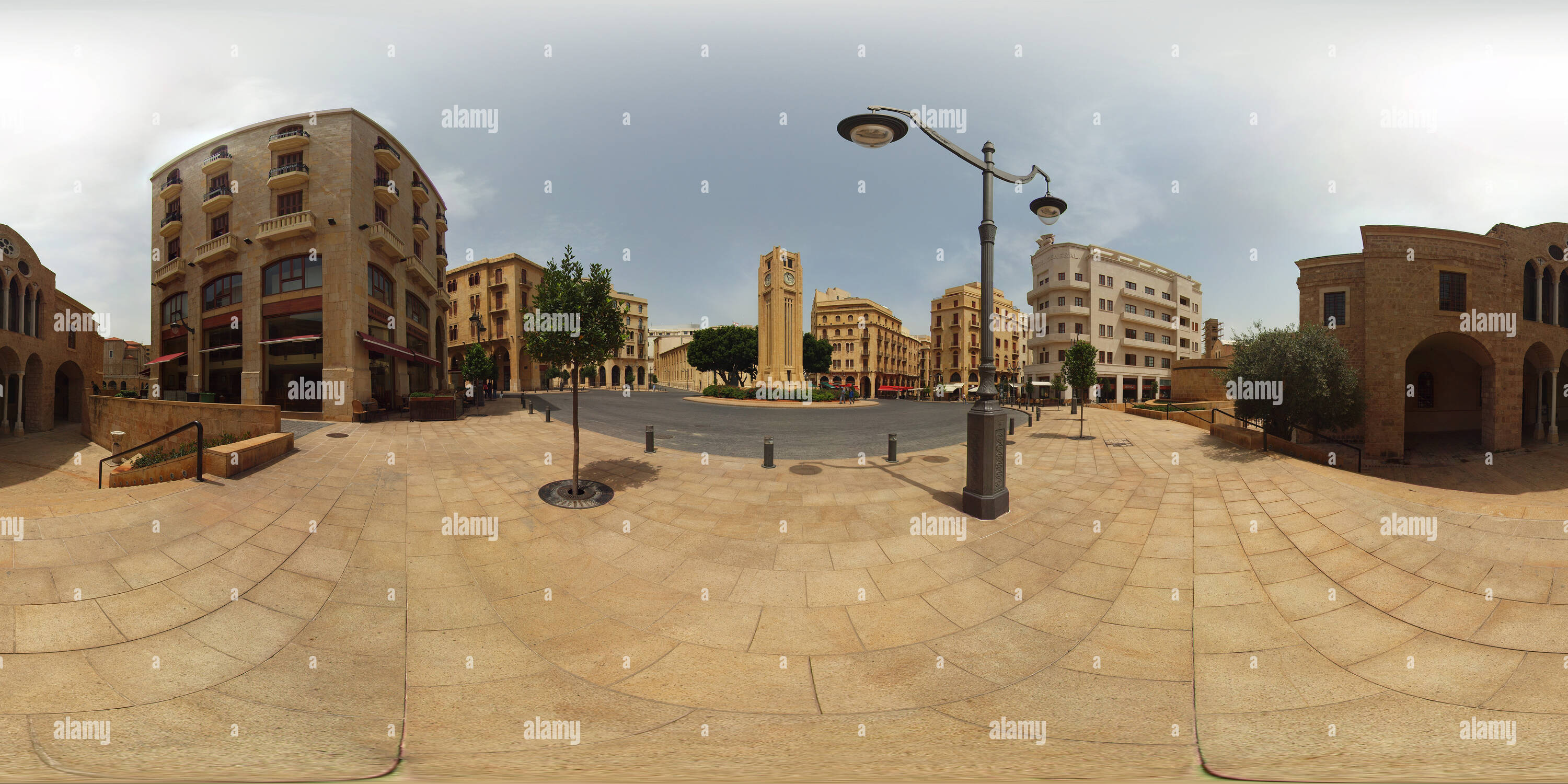 Vue panoramique à 360° de Beyrouth - Nijmeh Square