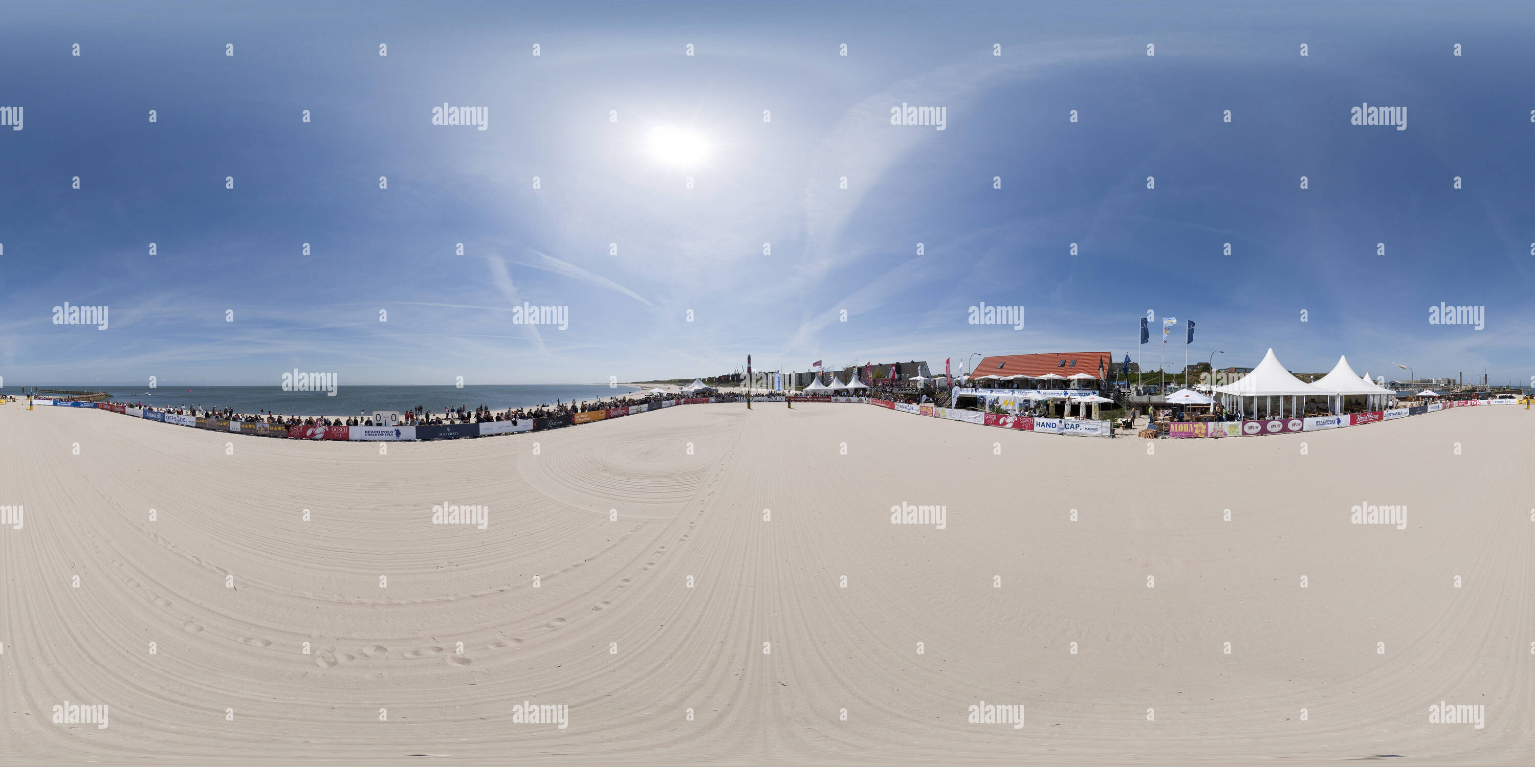 Vue panoramique à 360° de Beach Polo World Cup Sylt 22-23 Mai 2010