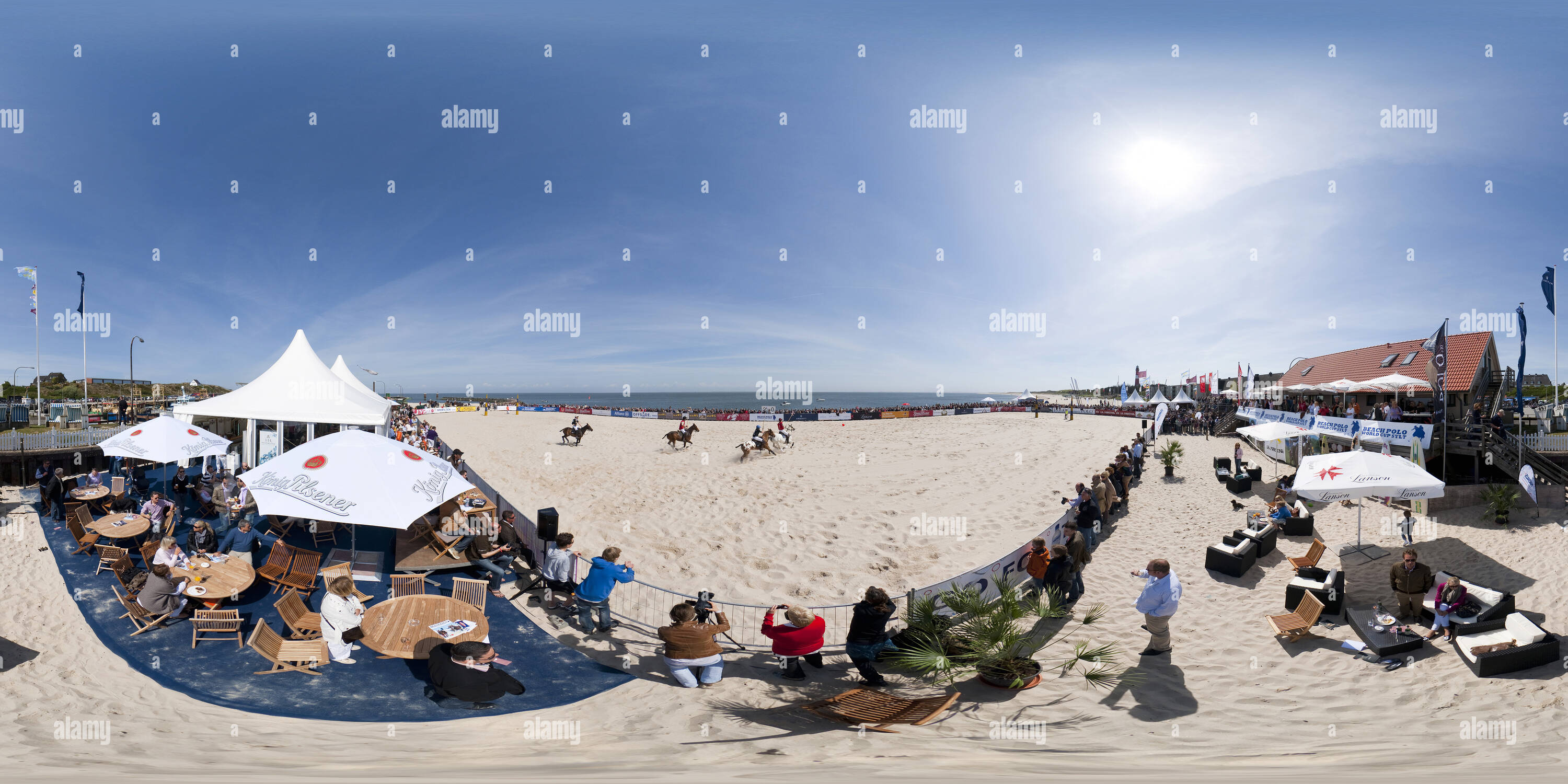 Vue panoramique à 360° de Beach Polo World Cup Sylt 22-23 Mai 2010