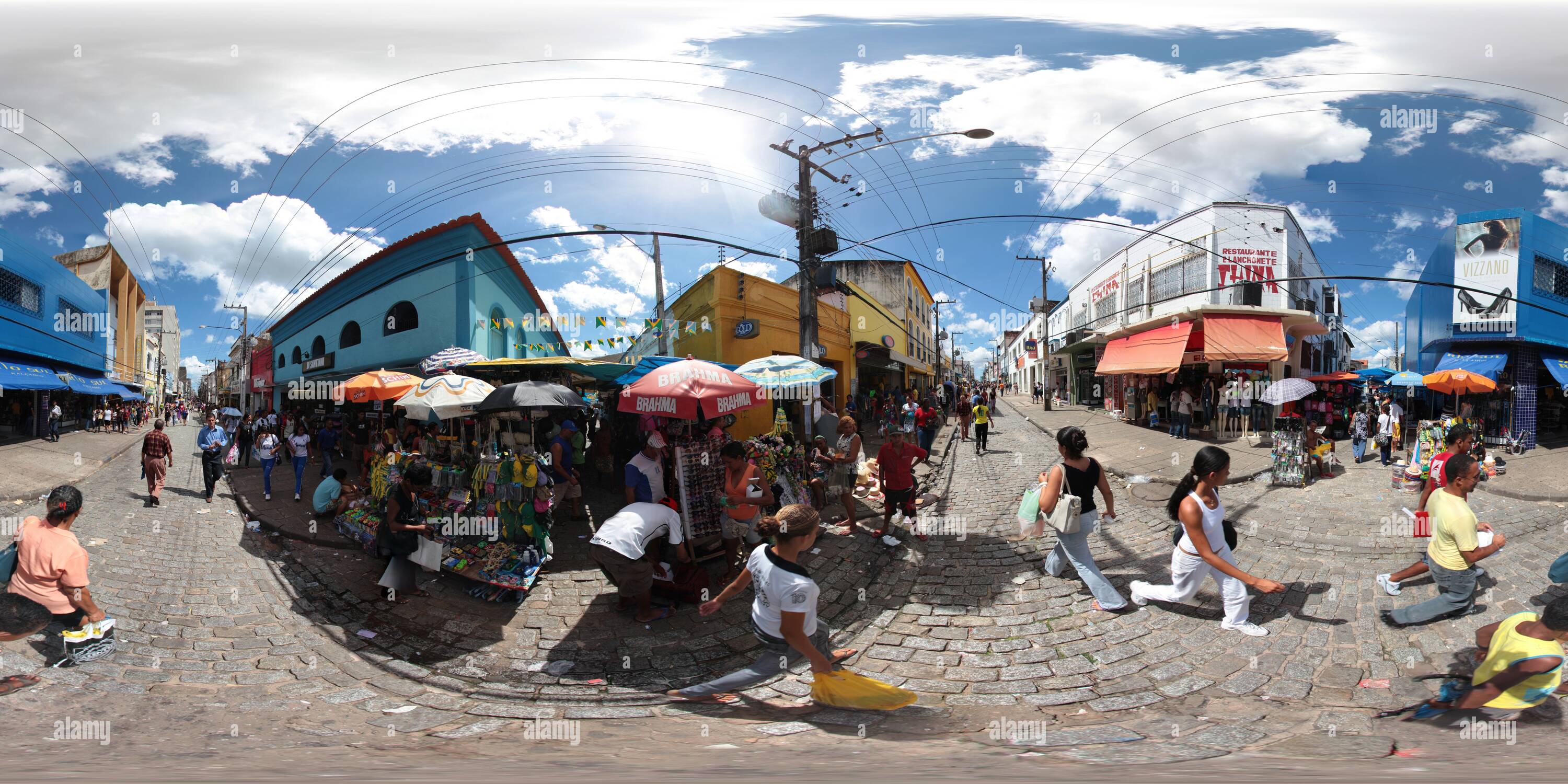 Vue panoramique à 360° de Rua Grande - São Luís (MA)