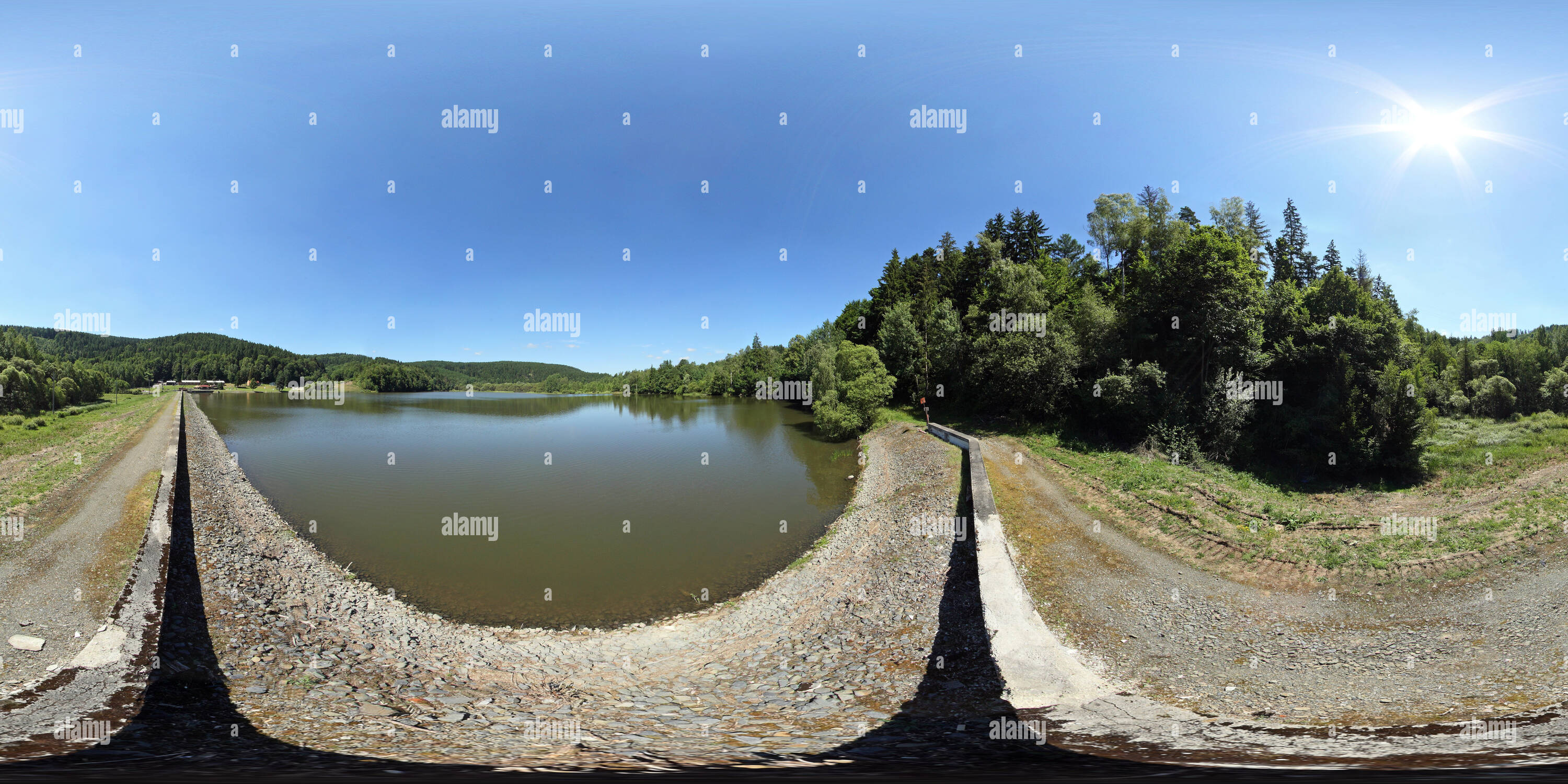 Vue panoramique à 360° de Barrage Barnov