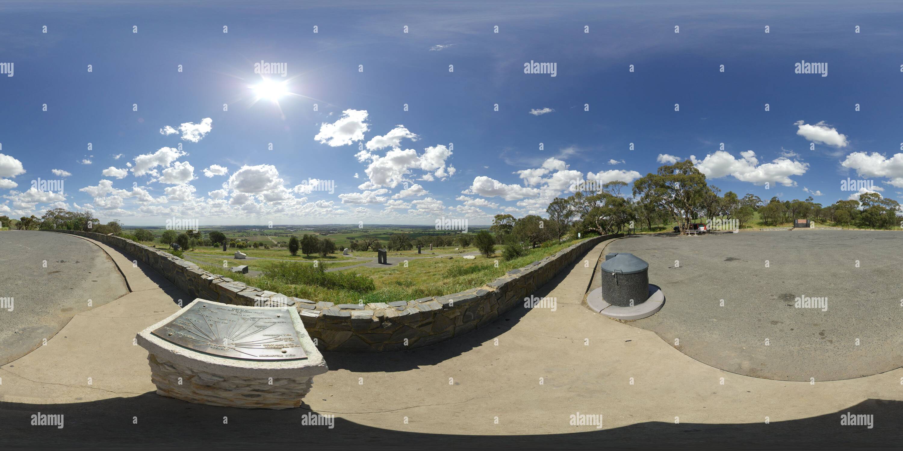 Vue panoramique à 360° de Tanunda Sculpture Park