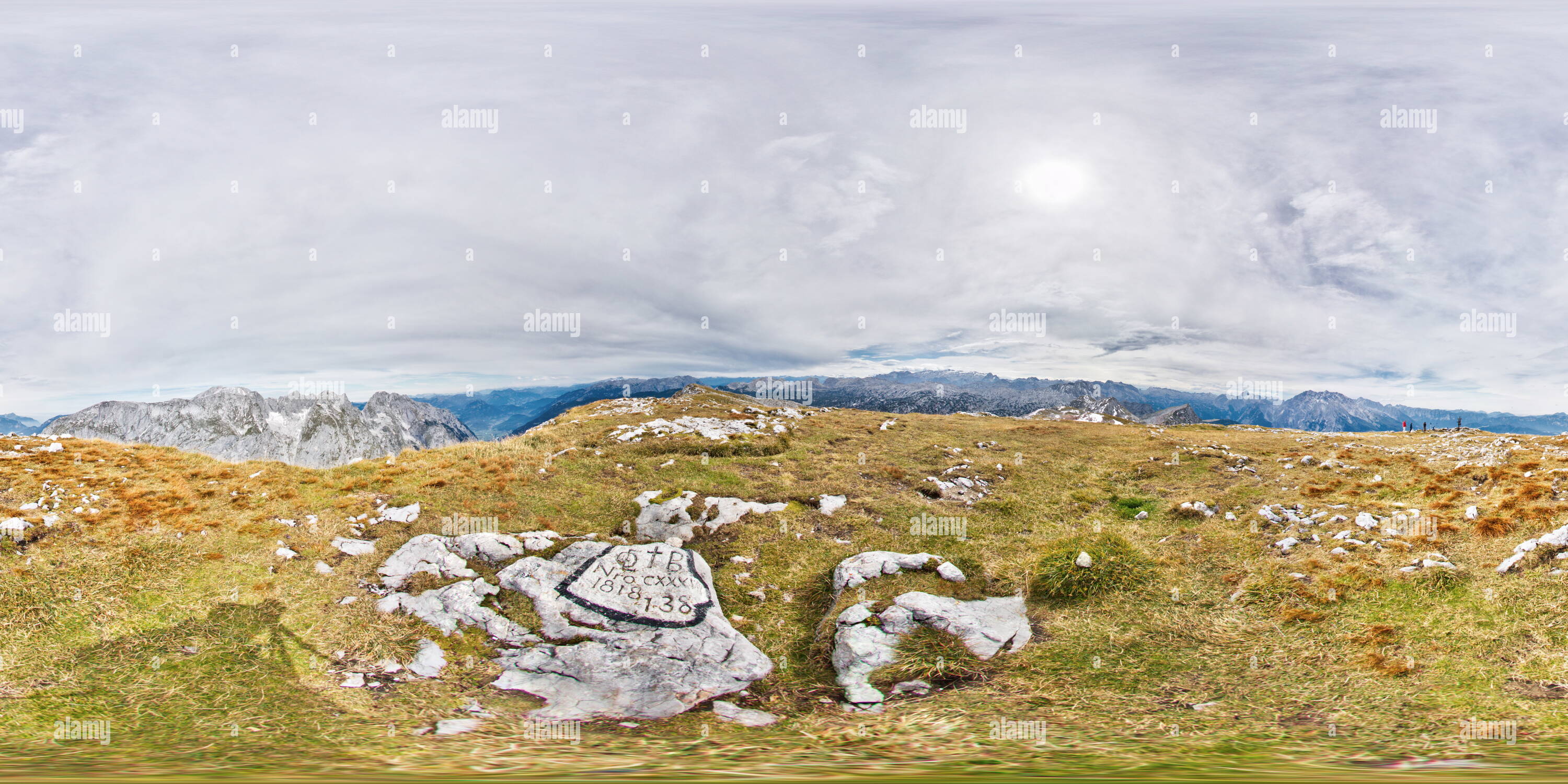 Vue panoramique à 360° de Haut de Schneibstein