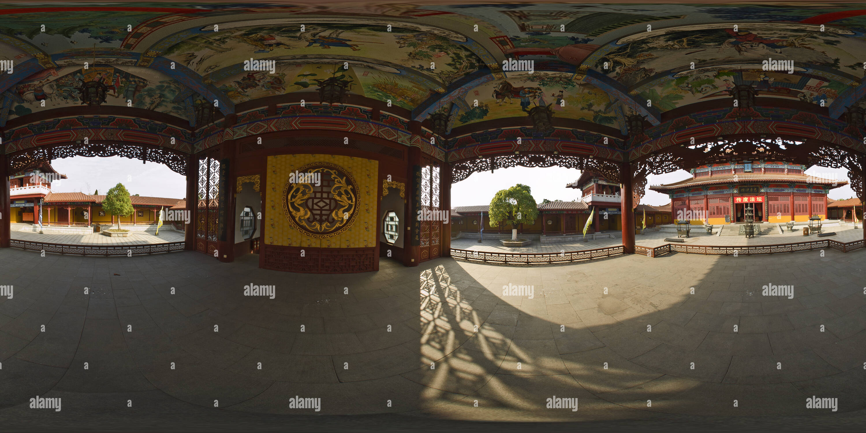 Vue panoramique à 360° de Palace à Nanchang la scène