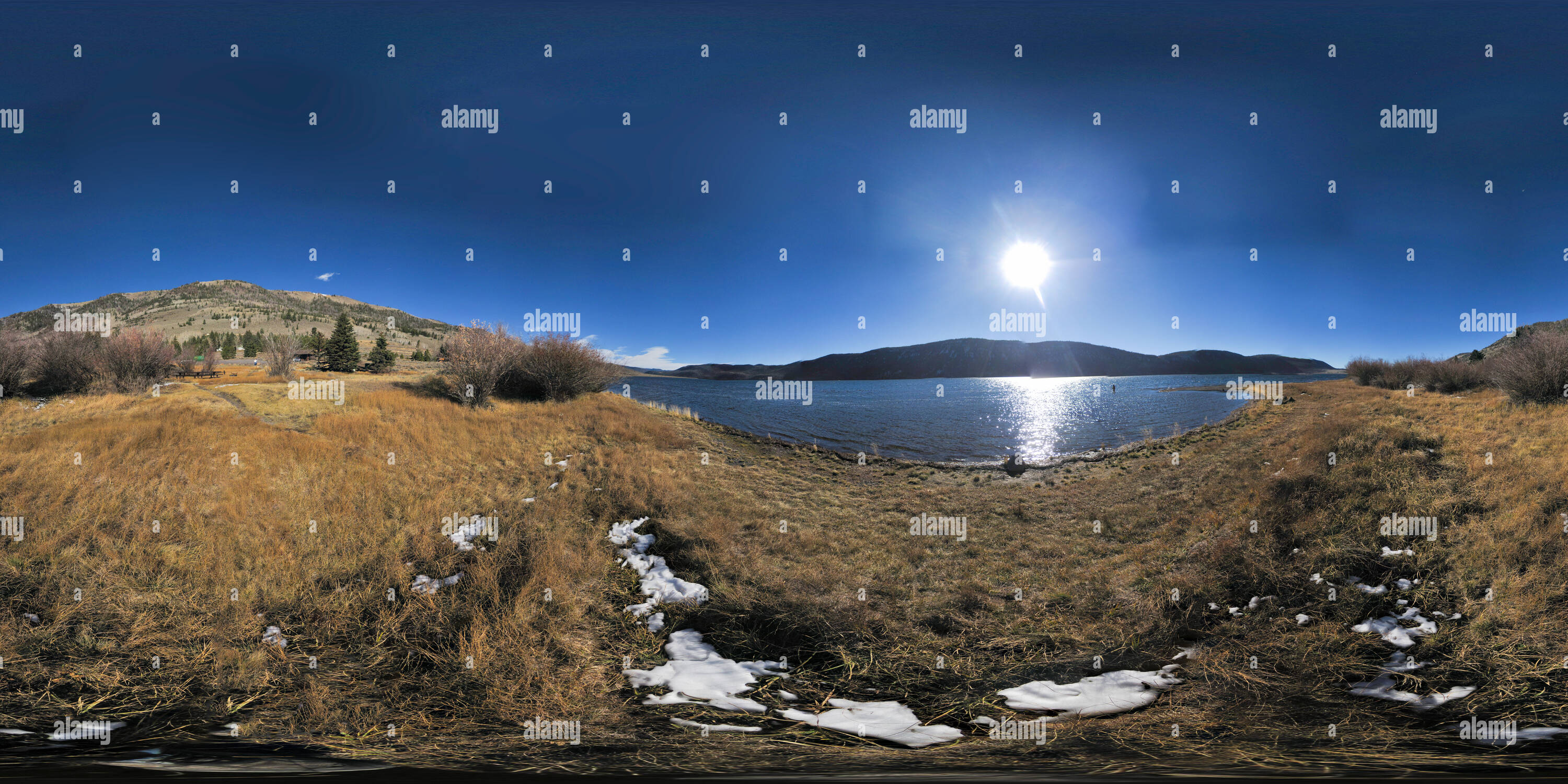 Vue panoramique à 360° de Poisson du lac, Sevier Comté (Utah) Vue panoramique à 360° de Poisson du lac, Sevier Comté (Utah)