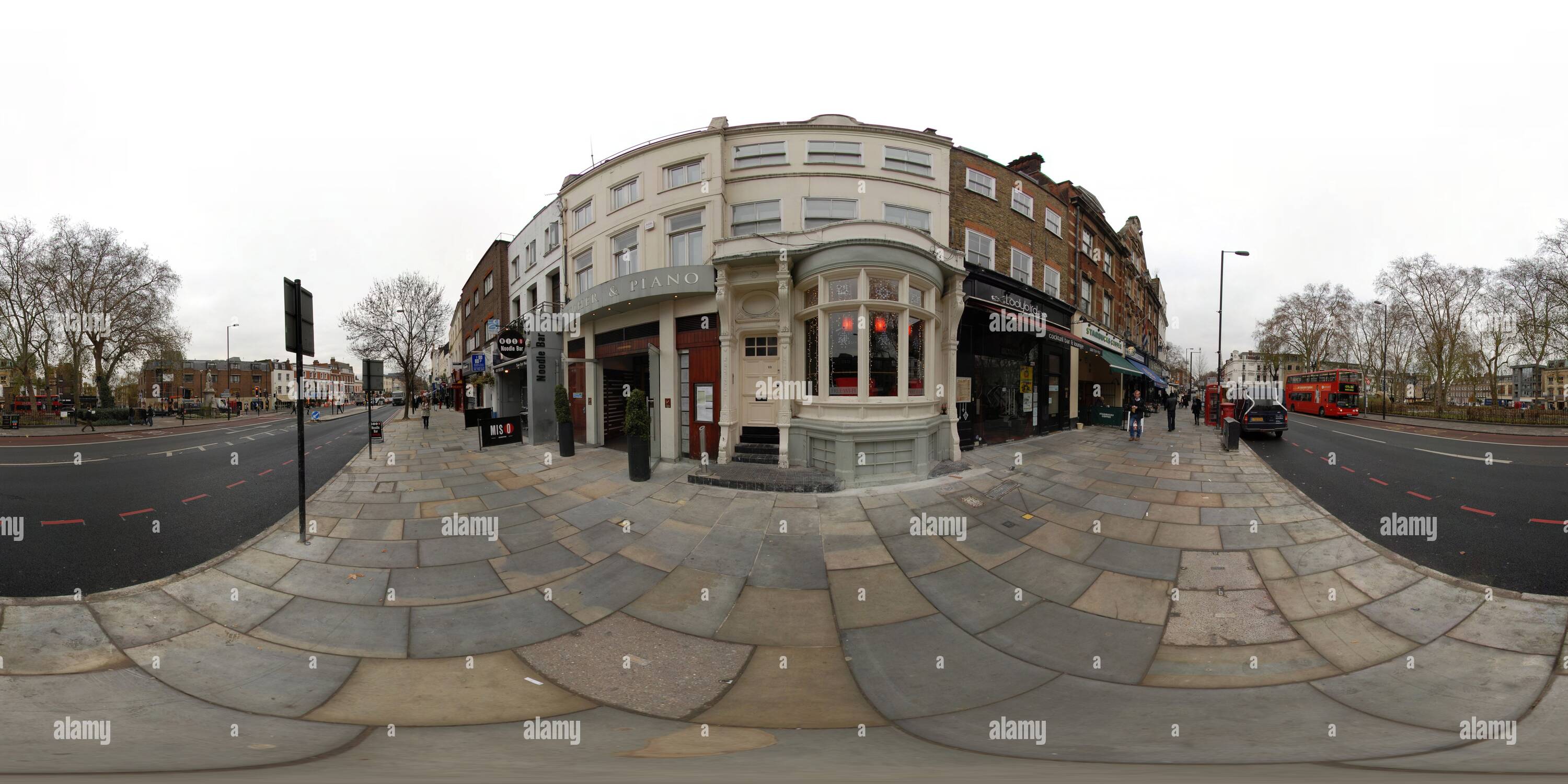 Vue panoramique à 360° de Route d'Islington