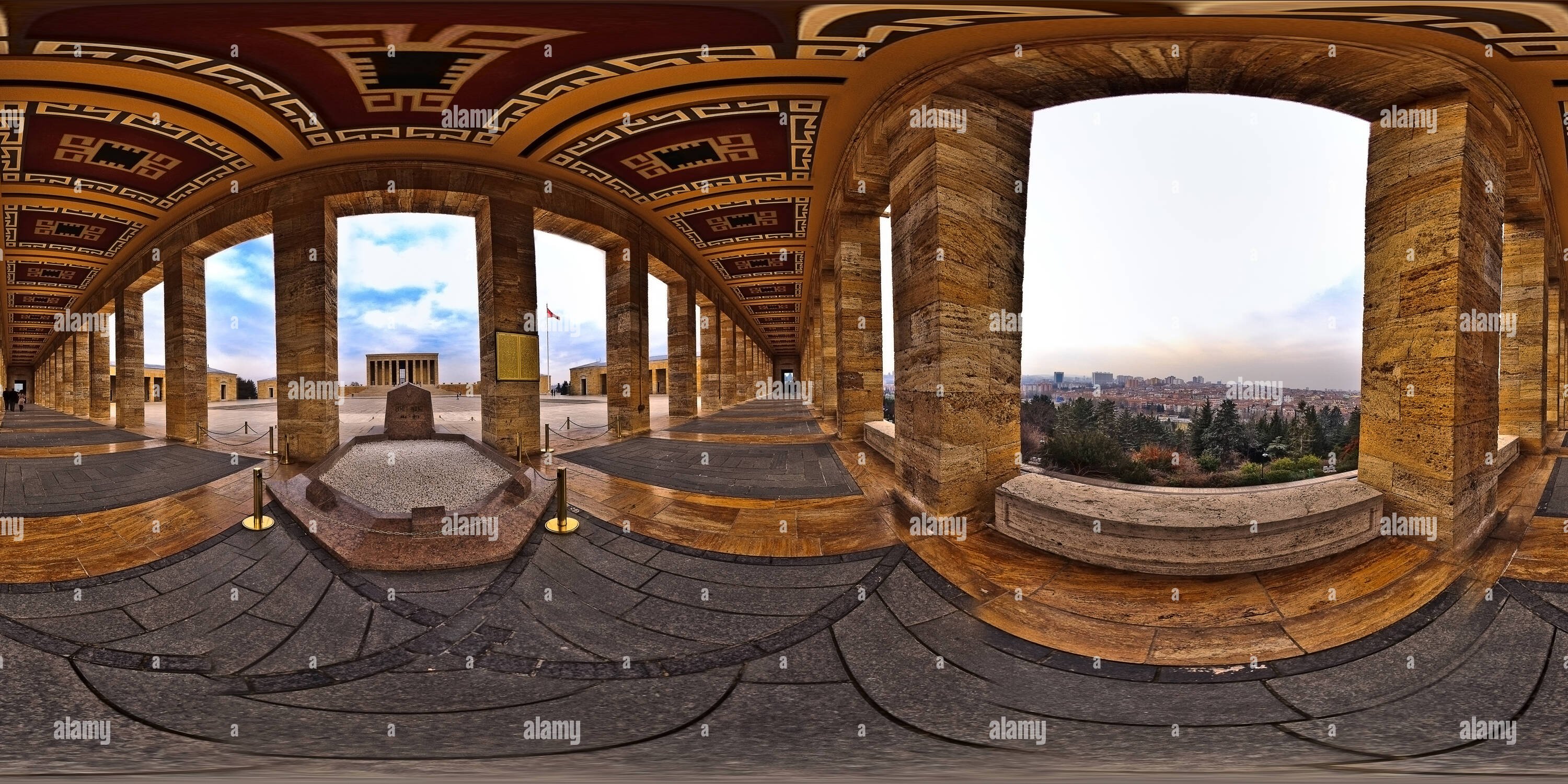 Vue panoramique à 360° de Anıtkabir - İsmet İnönü Lahdi