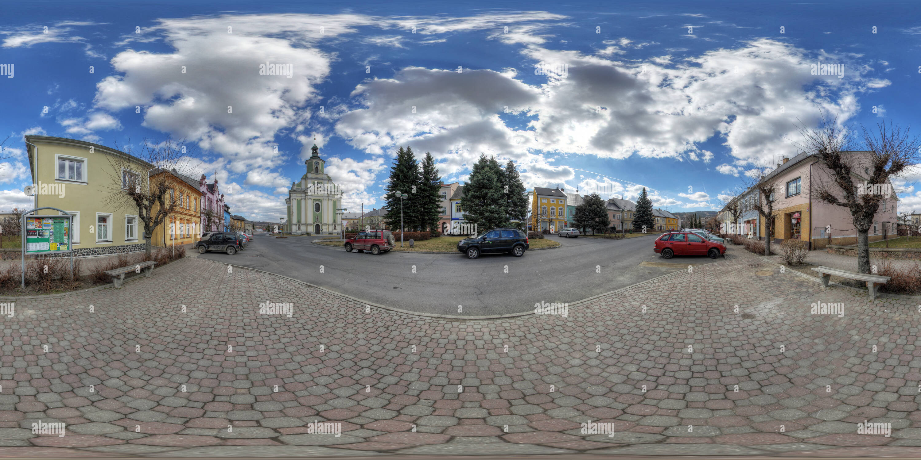 Vue panoramique à 360° de Město Acul du Nord Département du Nord