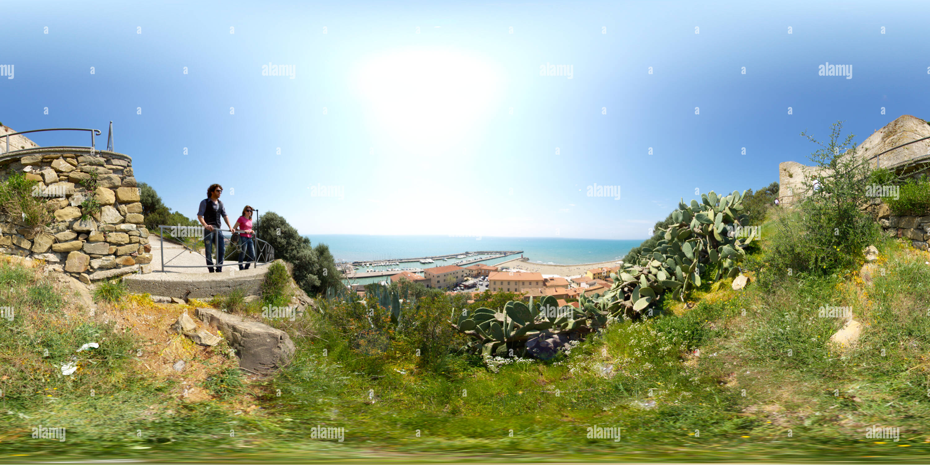 Vue panoramique à 360° de Panorama da inizio Via Italo Calvino