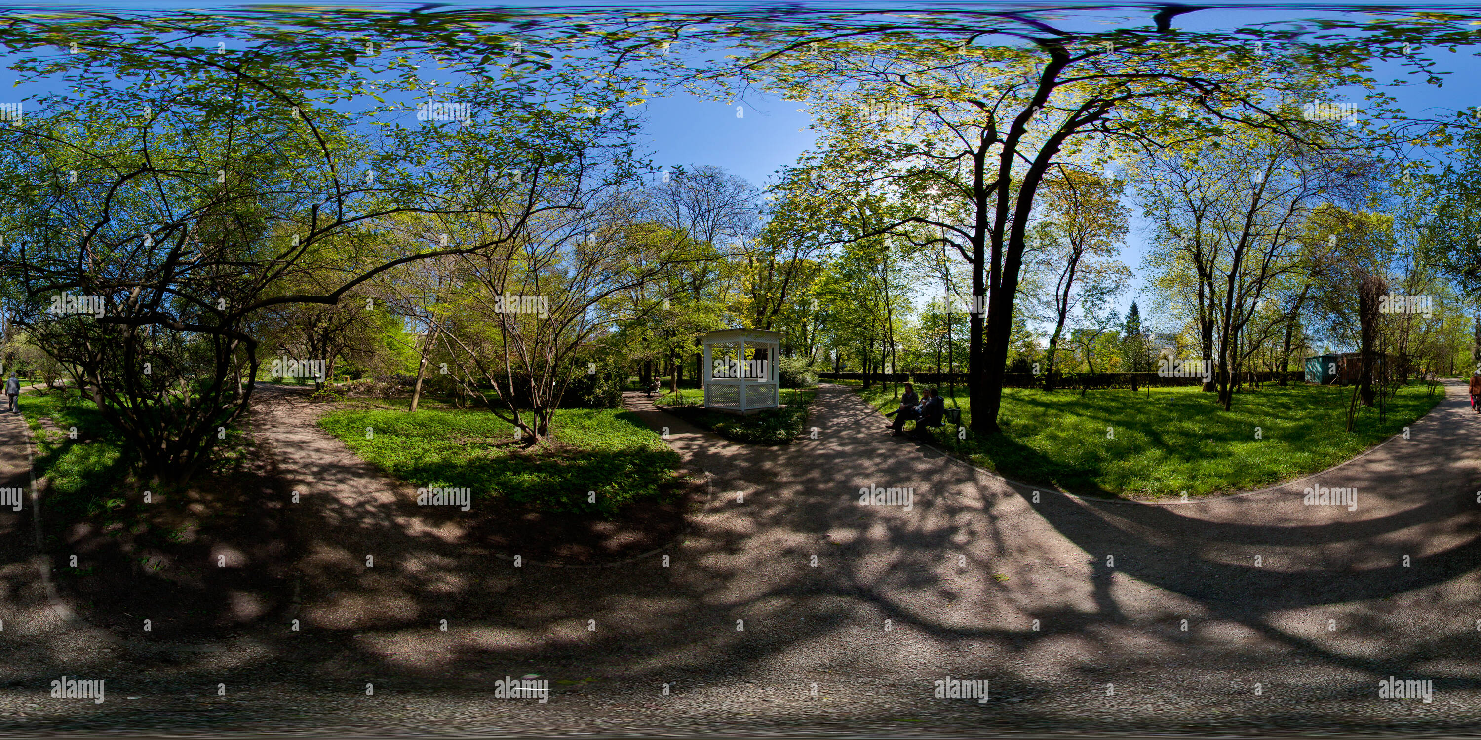 Vue panoramique à 360° de Jardin botanique de Zagreb - 06