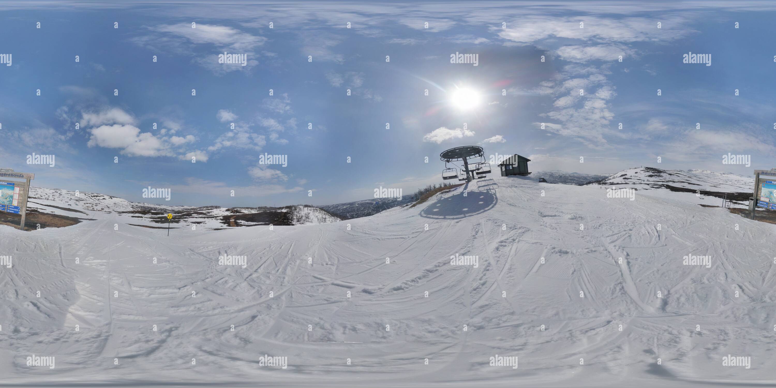 Vue panoramique à 360° de Haut de Geilo