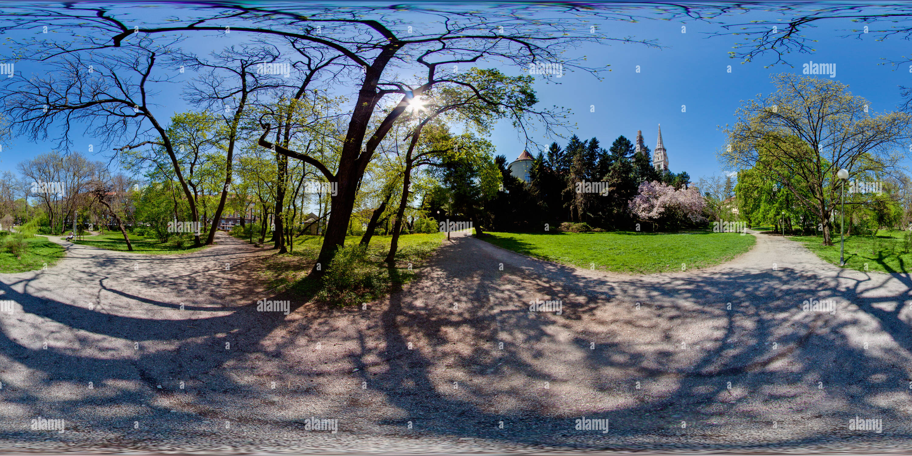 Vue panoramique à 360° de Ribnjak Parc