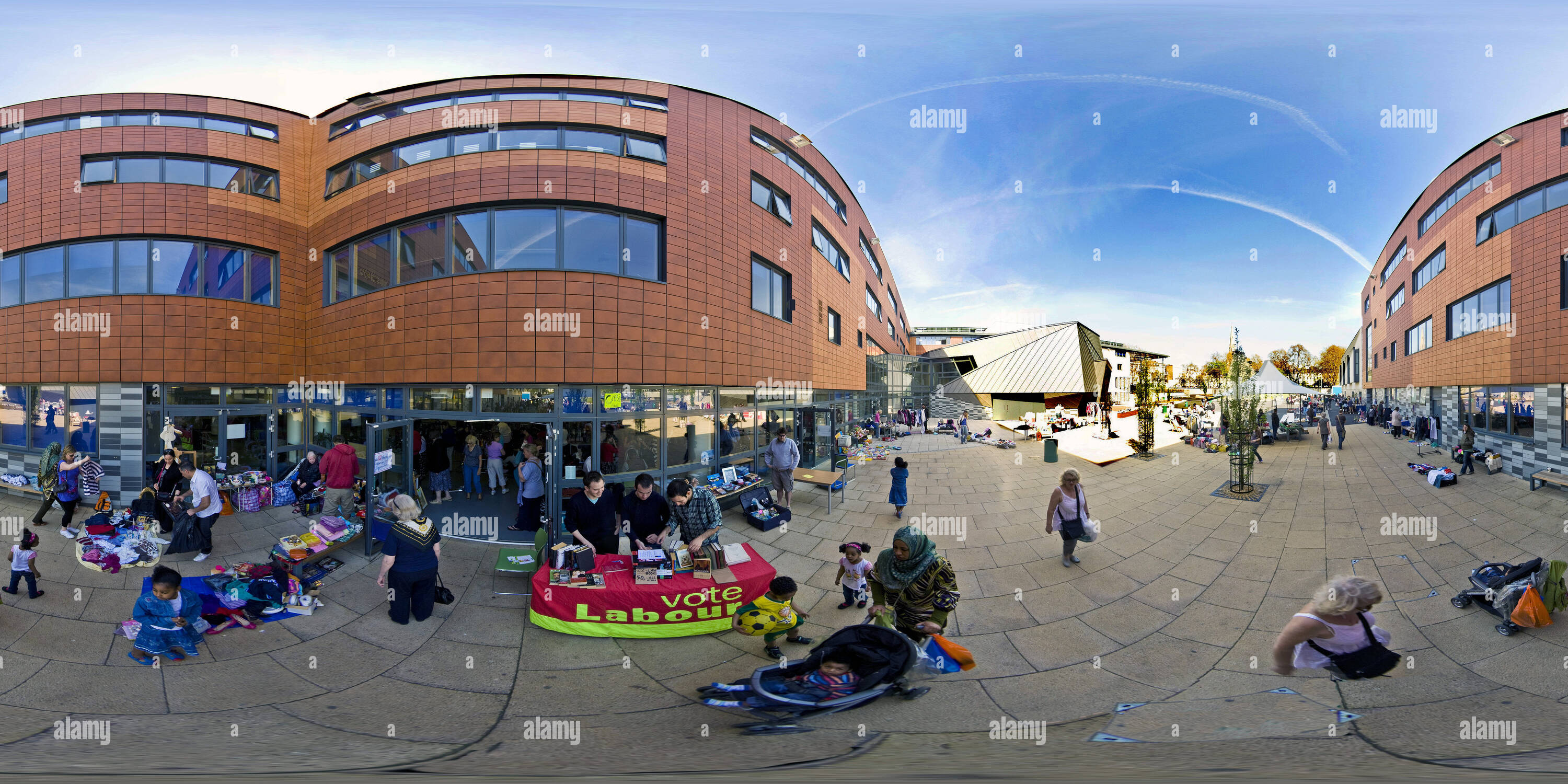 Vue panoramique à 360° de L'électoralisme Car Boot Sale