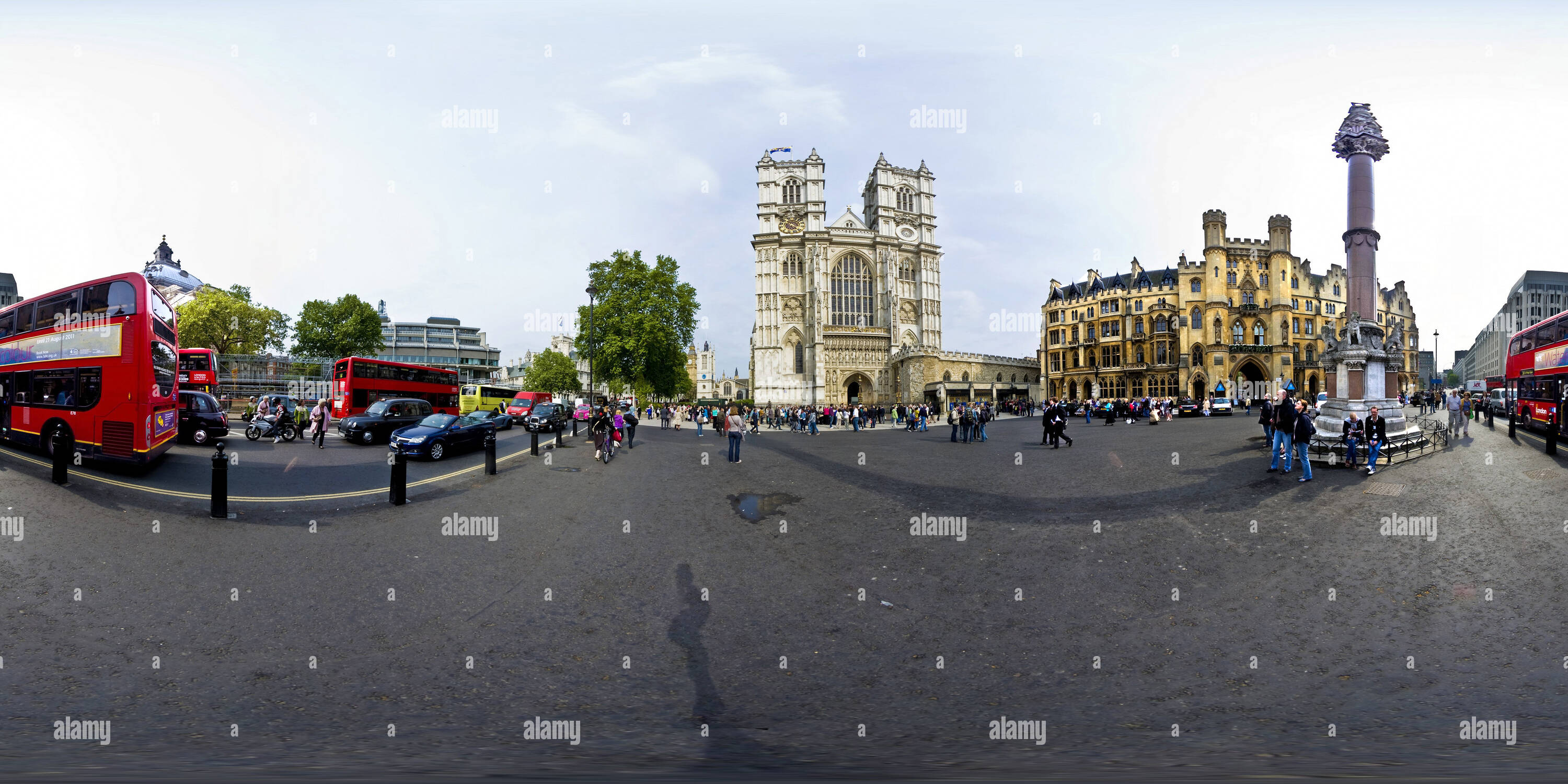 Vue panoramique à 360° de L'Abbaye de Westminster