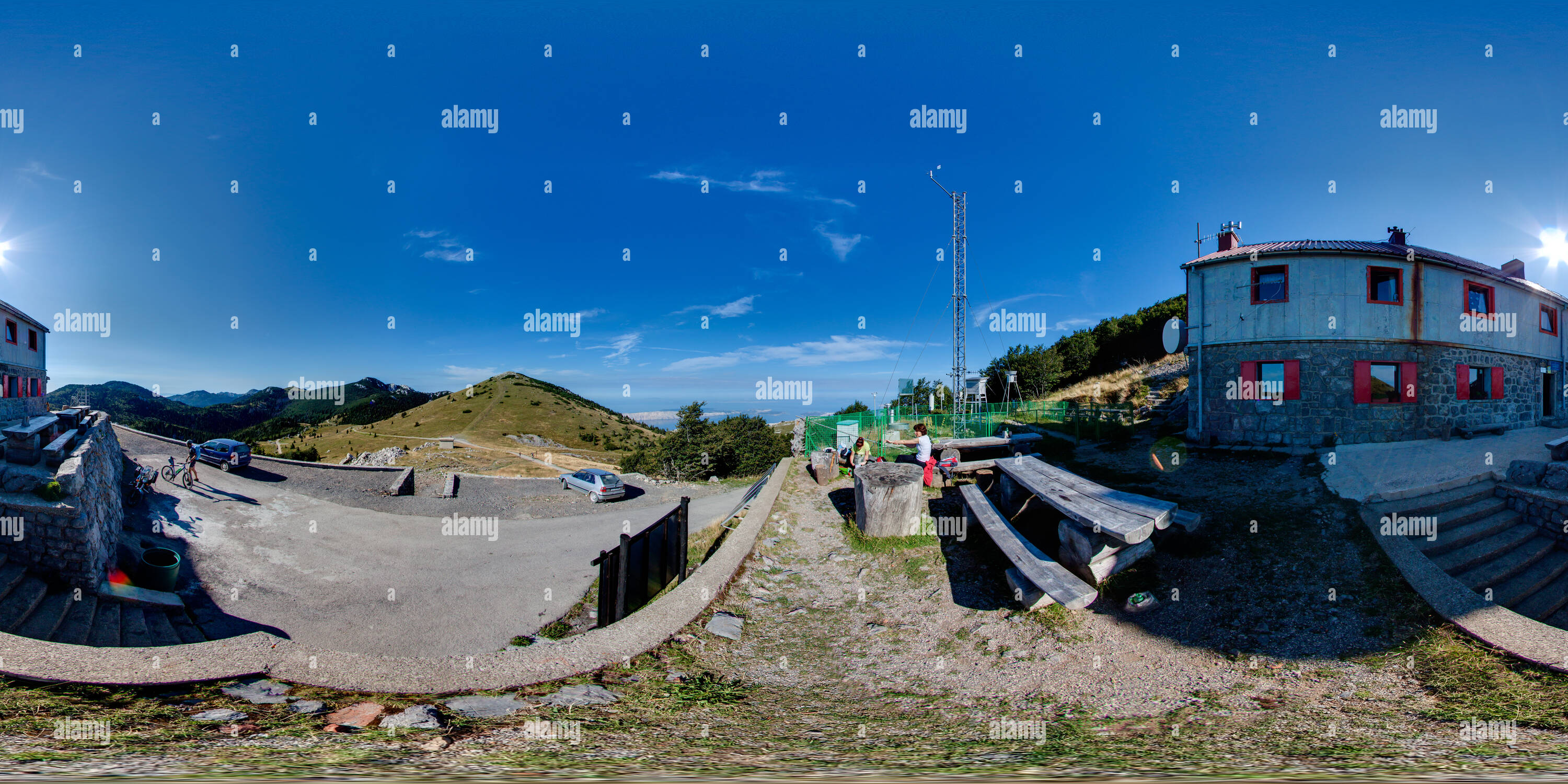 Vue panoramique à 360° de Zavižan