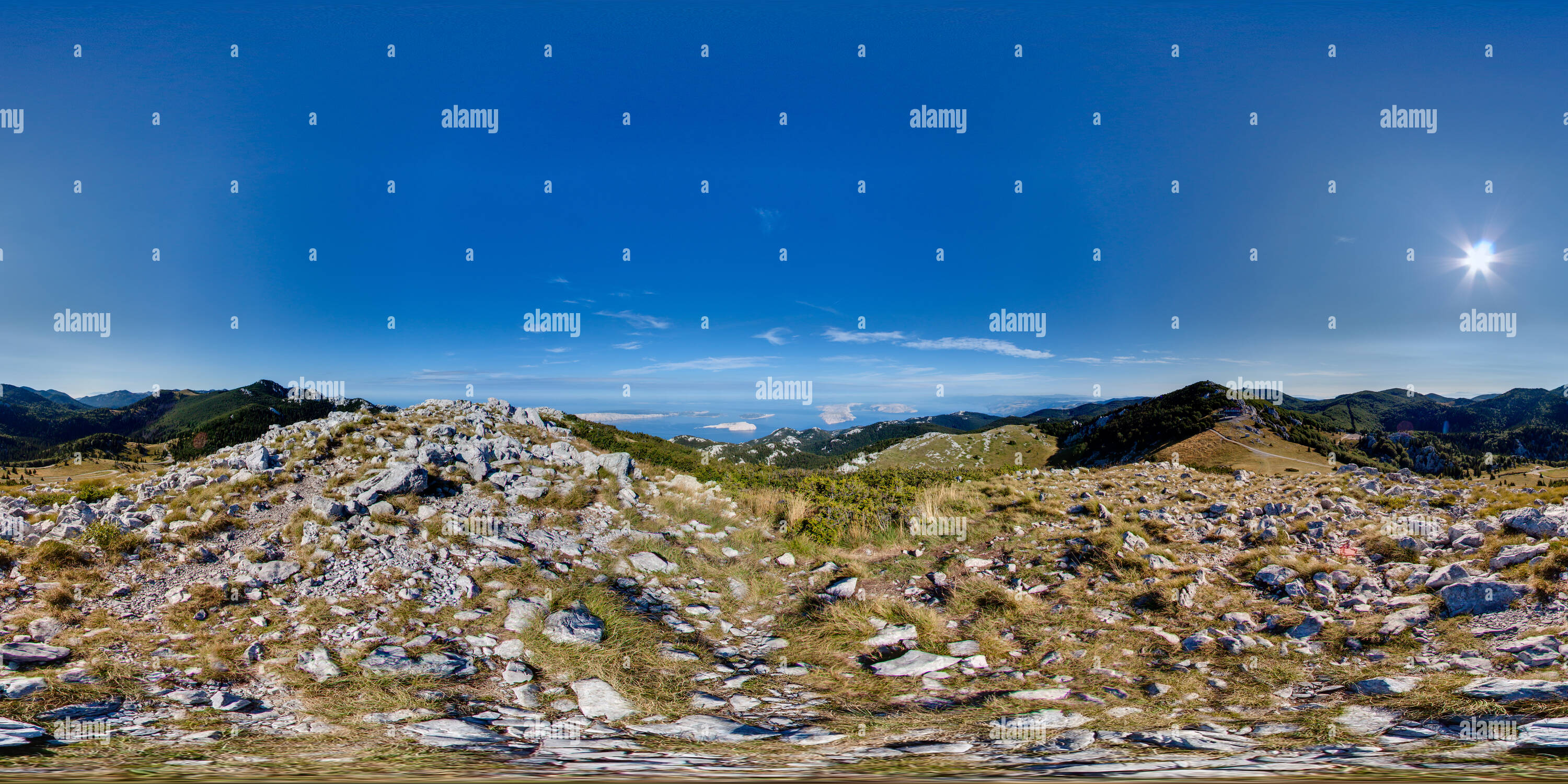 Vue panoramique à 360° de Zavižanska Kosa-1