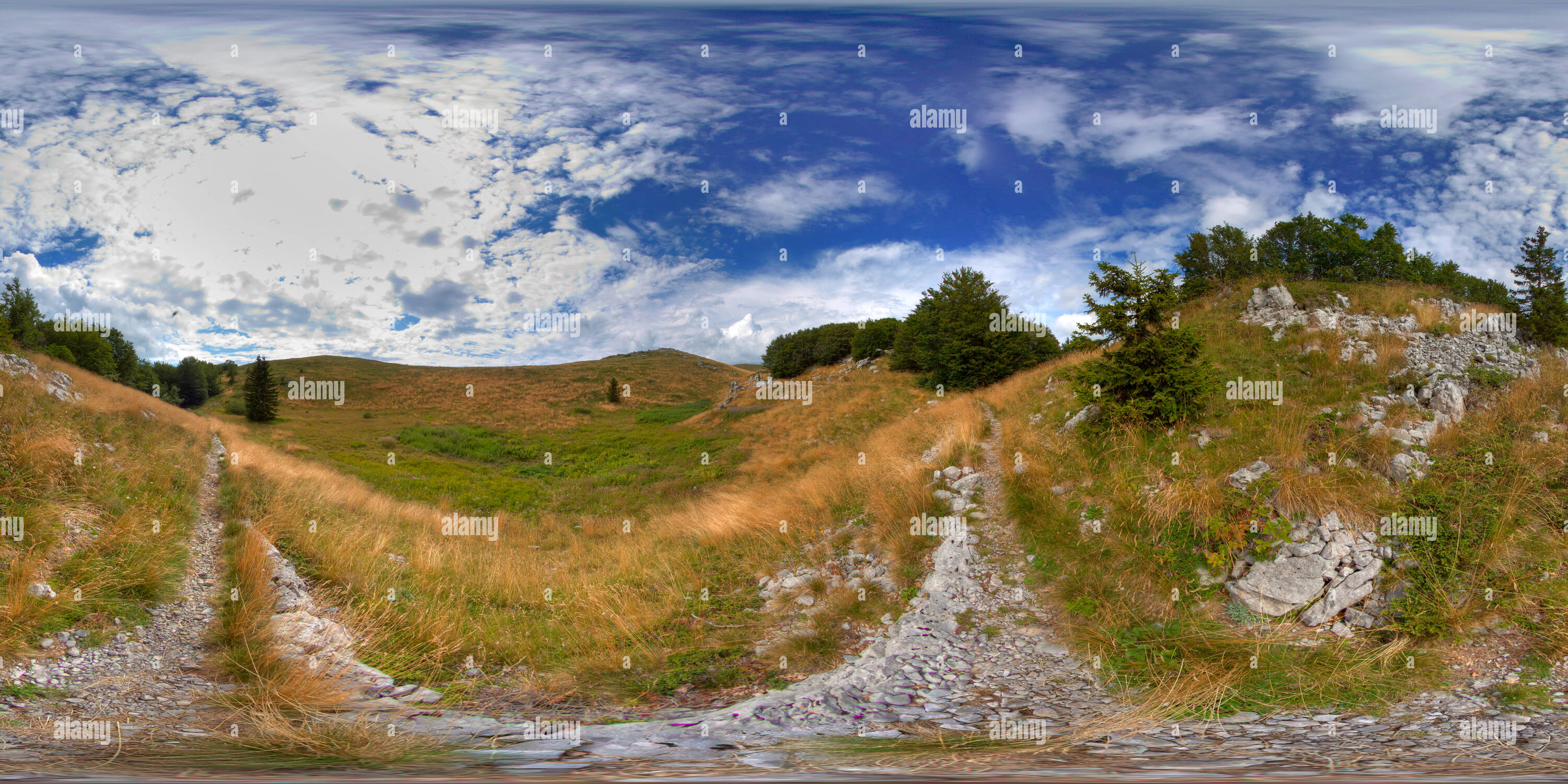 Vue panoramique à 360° de Sentier de montagne de Premužić - 15