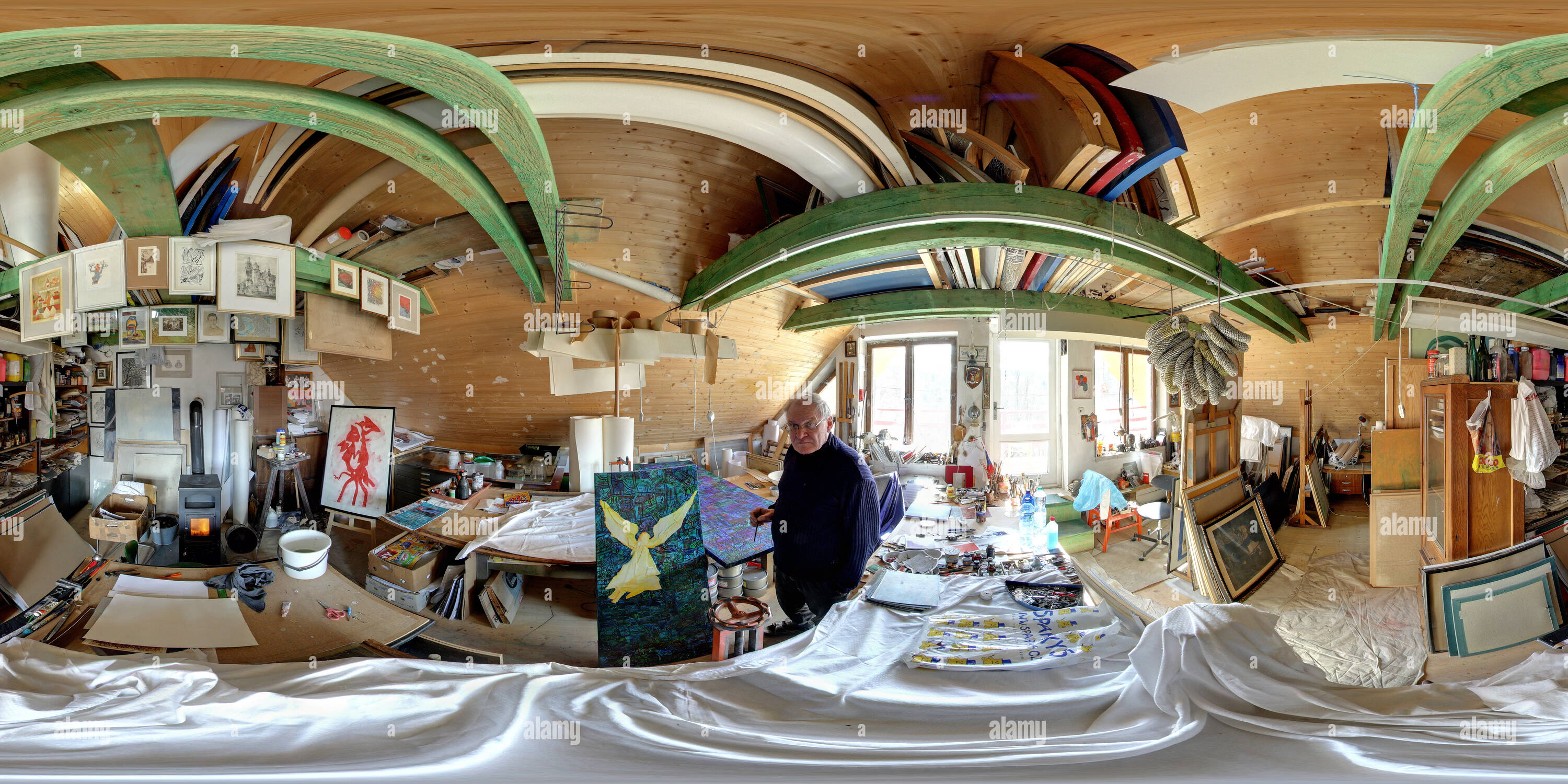 Vue panoramique à 360° de Atelier Josefa Odrášky