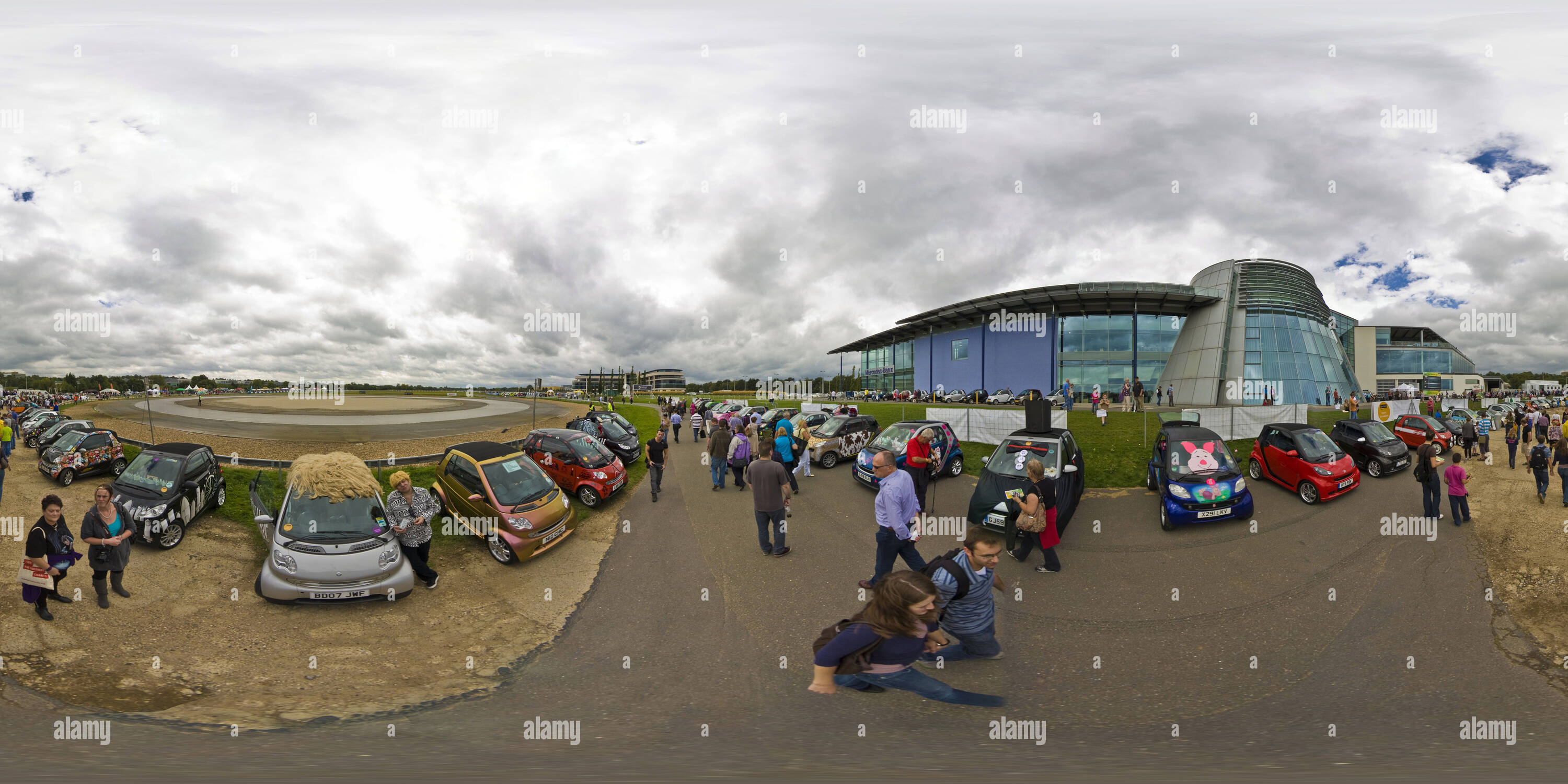 Vue panoramique à 360° de Smart car Festival 2011