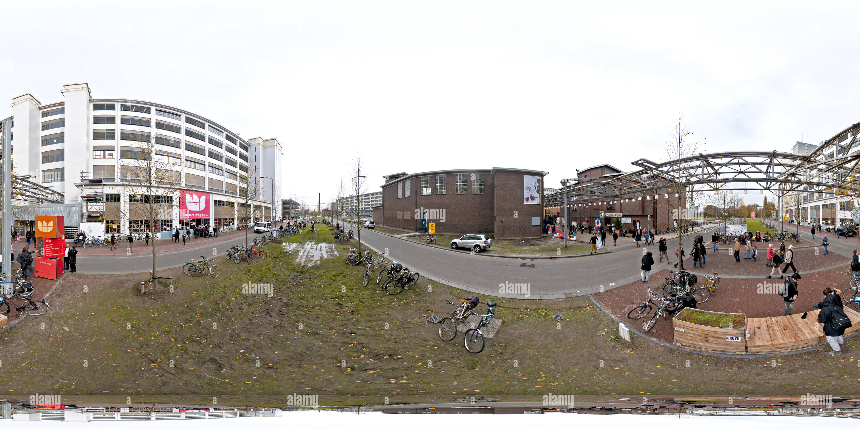 Vue panoramique à 360° de Eindhoven, Strijp-S, Torenallee